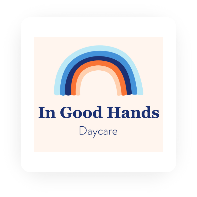 Image contains a logo of In Good Hands Daycare