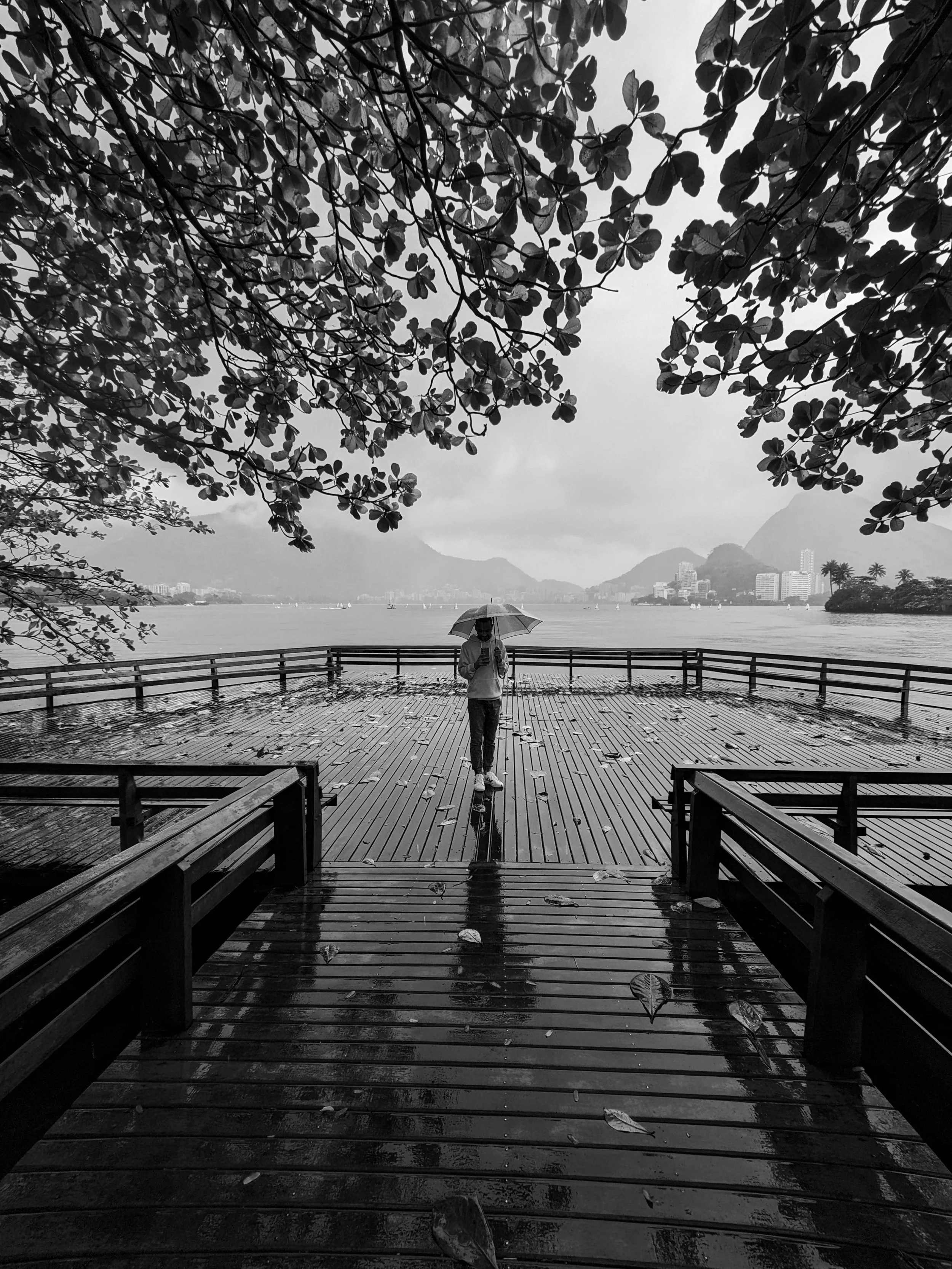 When the Tropical Rain Hits Ipanema