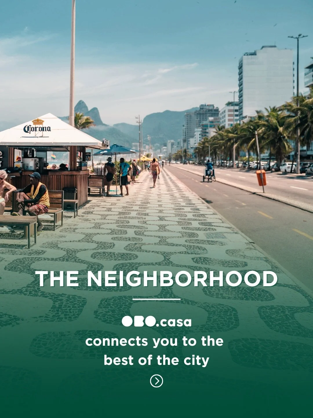 The neighborhood 📍

Ipanema is more than just a famous beach, it&rsquo;s a lifestyle where everything is connected. When you stay at OBO Casa, you are perfectly positioned right in the heart of Zona Sul, surrounded by Rio&rsquo;s most iconic spots.
