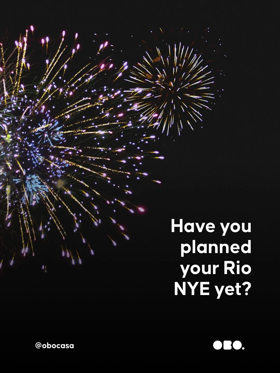 Have you planned your Rio NYE yet? 🎆

Standing on the beach, surrounded by fireworks, wearing white, and jumping 7 waves into the ocean 🌊 there is truly nothing like welcoming a new year in Rio 😍

The best spots for the holidays are already fillin