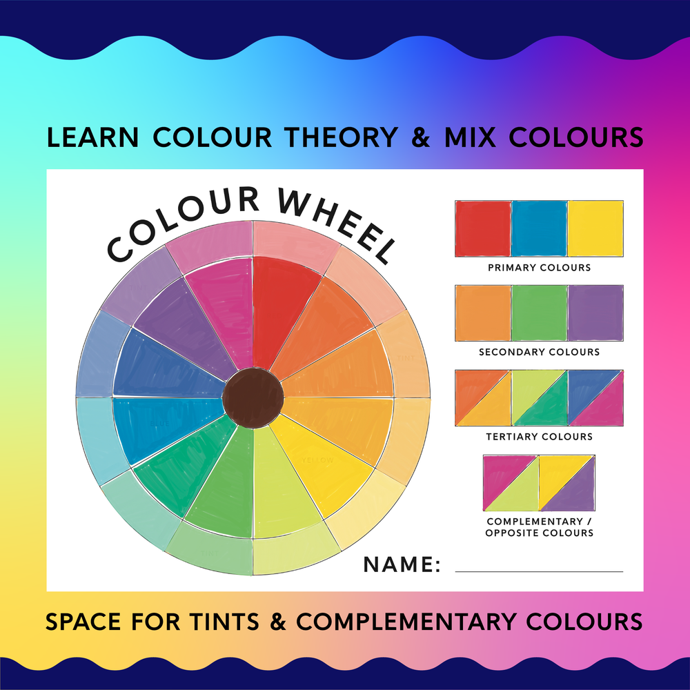Primary Color Wheel Chart