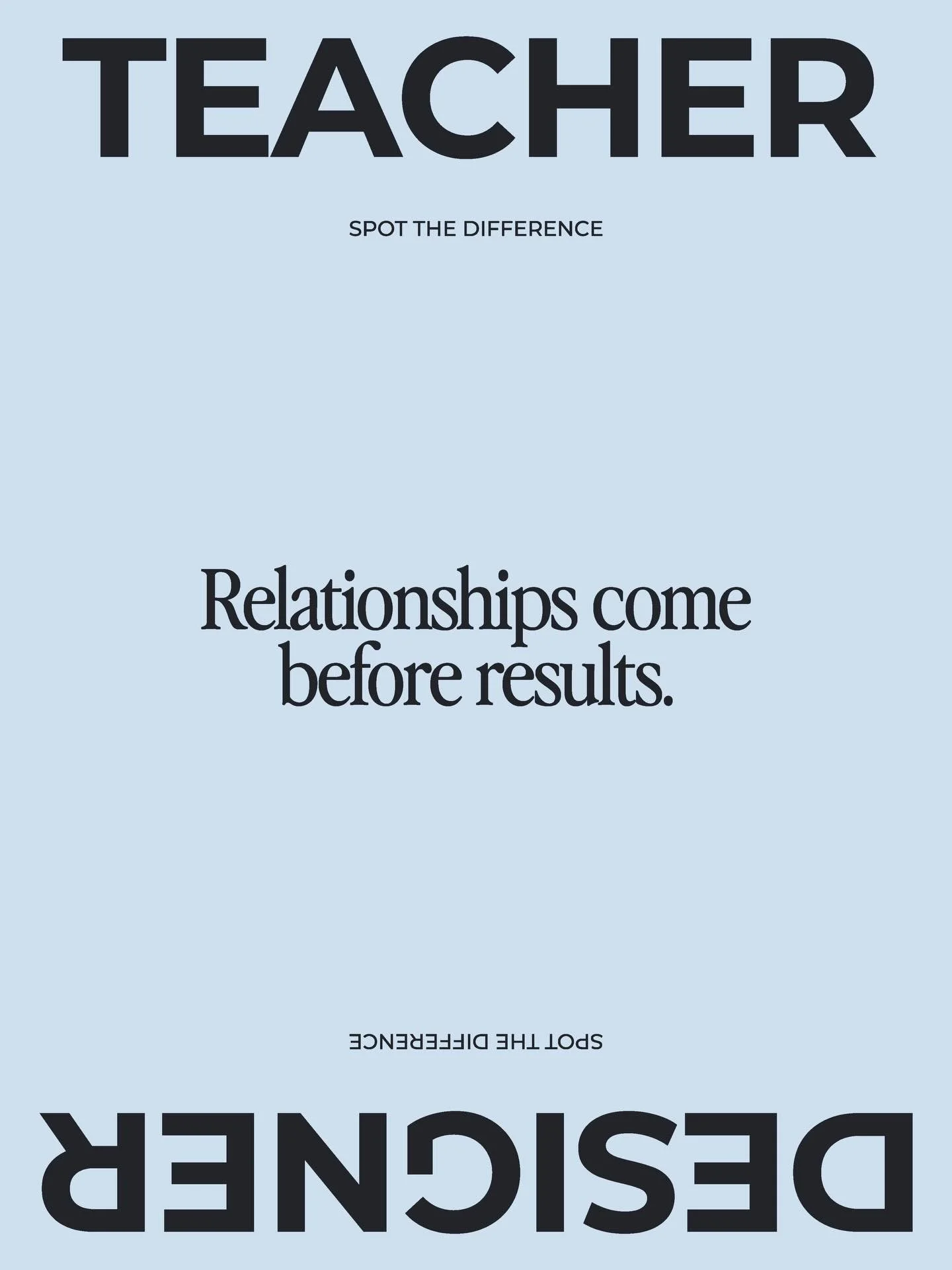 When people ask me how I do both teaching and design, I just reply that they&rsquo;re the same 

&rarr; just in different fonts. 
That last one though&hellip; facts 😮&zwj;💨

#creativelife
#designinspiration 
#branddesigner 
#highschoolteacher 
#cre