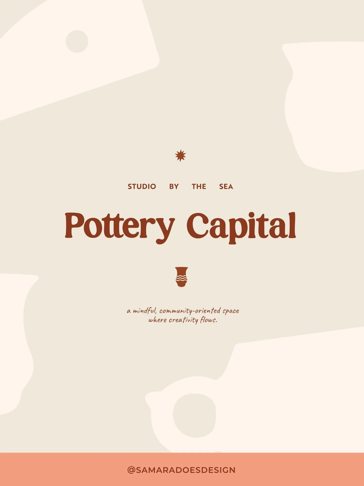 That human touch creating and building a brand story straight from the kiln 🫱🏽&zwj;🫲🏼 

I looooooove how a brand comes to life with personal elements unique to who they are and what they do. Just like this fab brand we created for @potterycapital