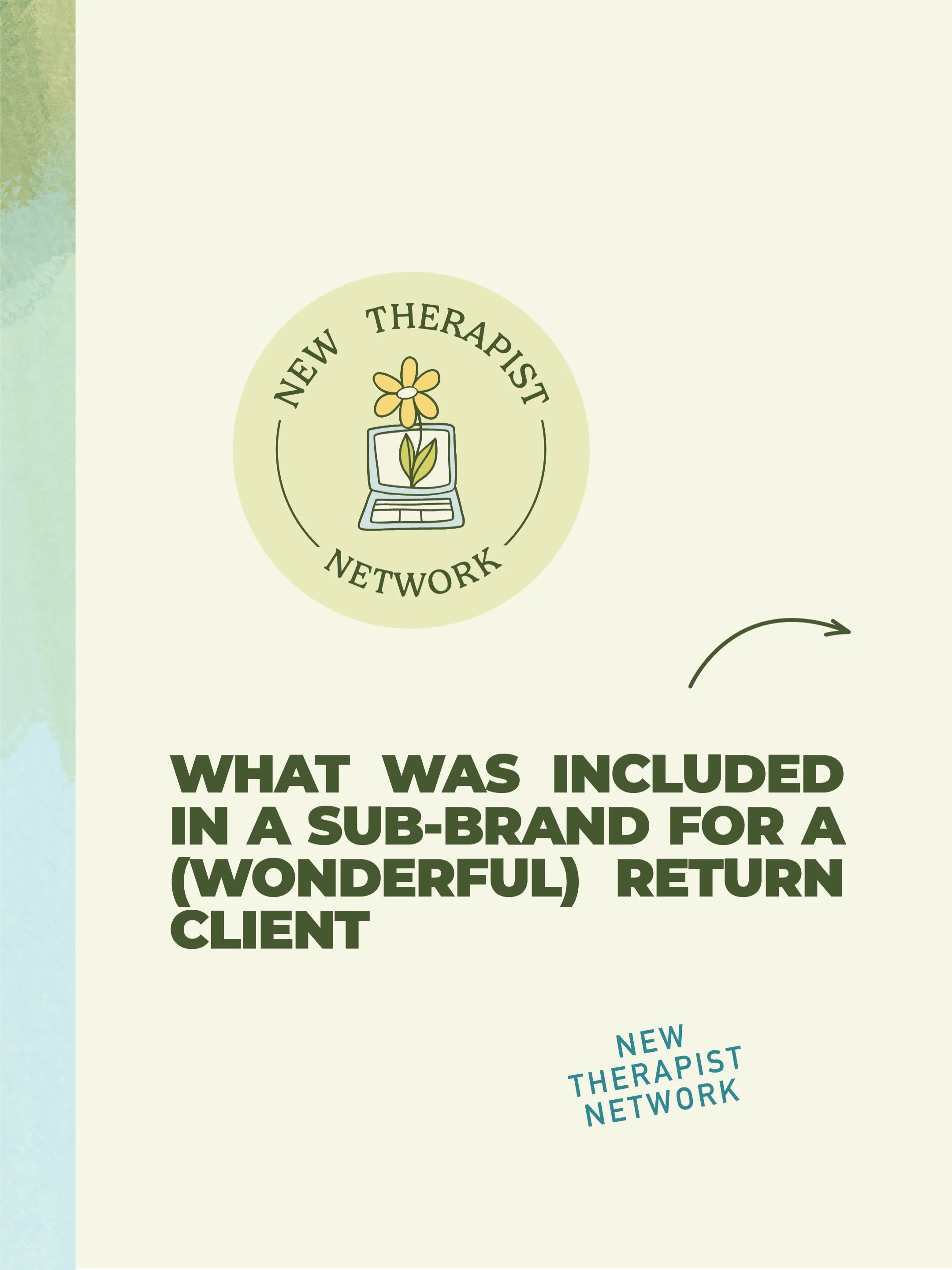 @newtherapistnetwork has been thriving out in the world, and it&rsquo;s been so rewarding to watch the impact they&rsquo;re making in supporting new therapists at such a pivotal stage of their journey.

You may remember one of my first big branding p