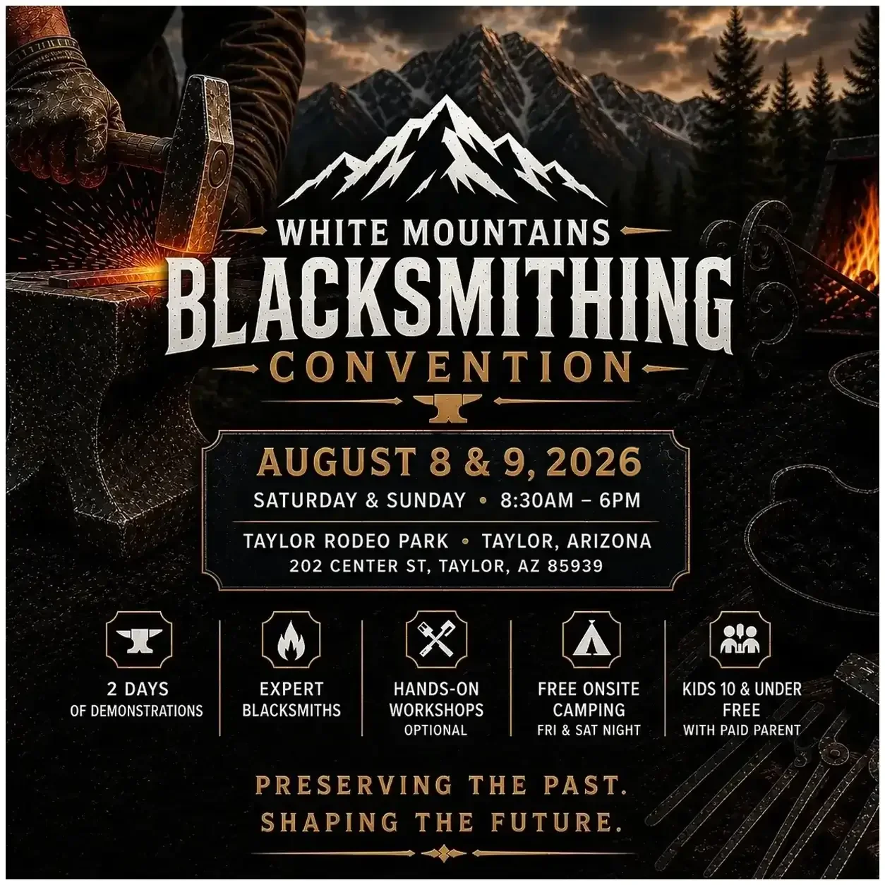 White Mountains Blacksmithing Convention - General Admission