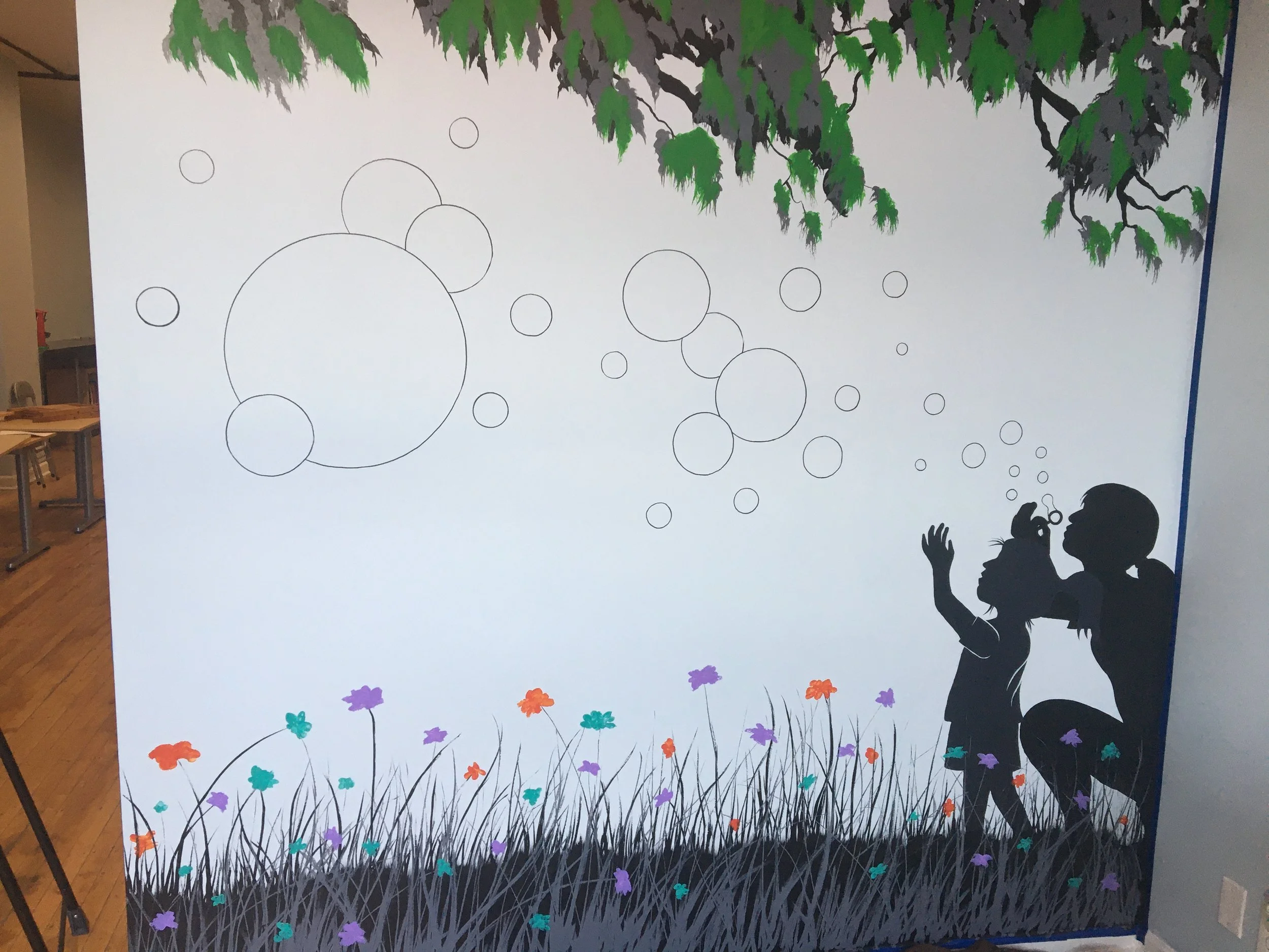 Bubbles Mural