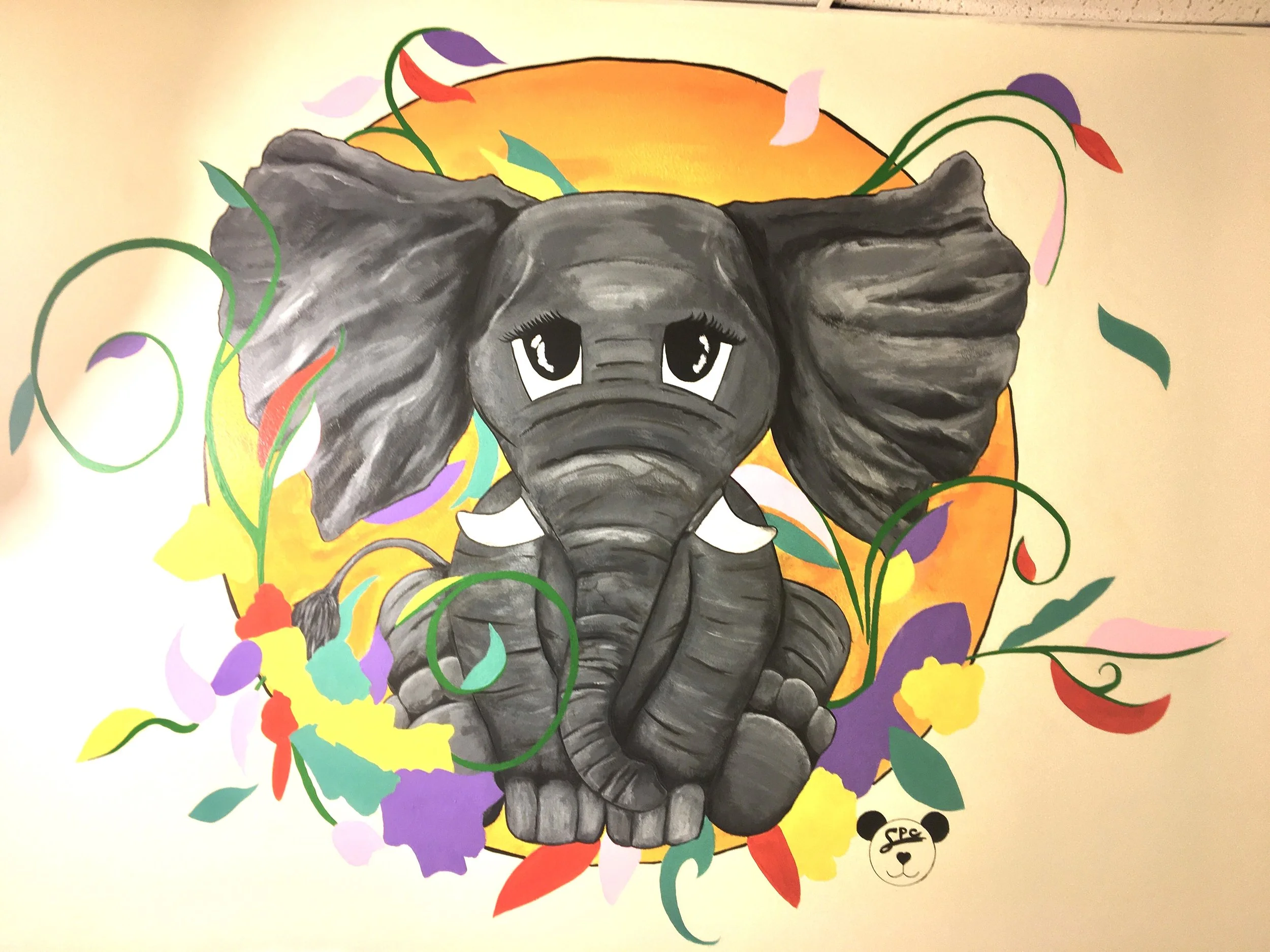 Elephant Mural