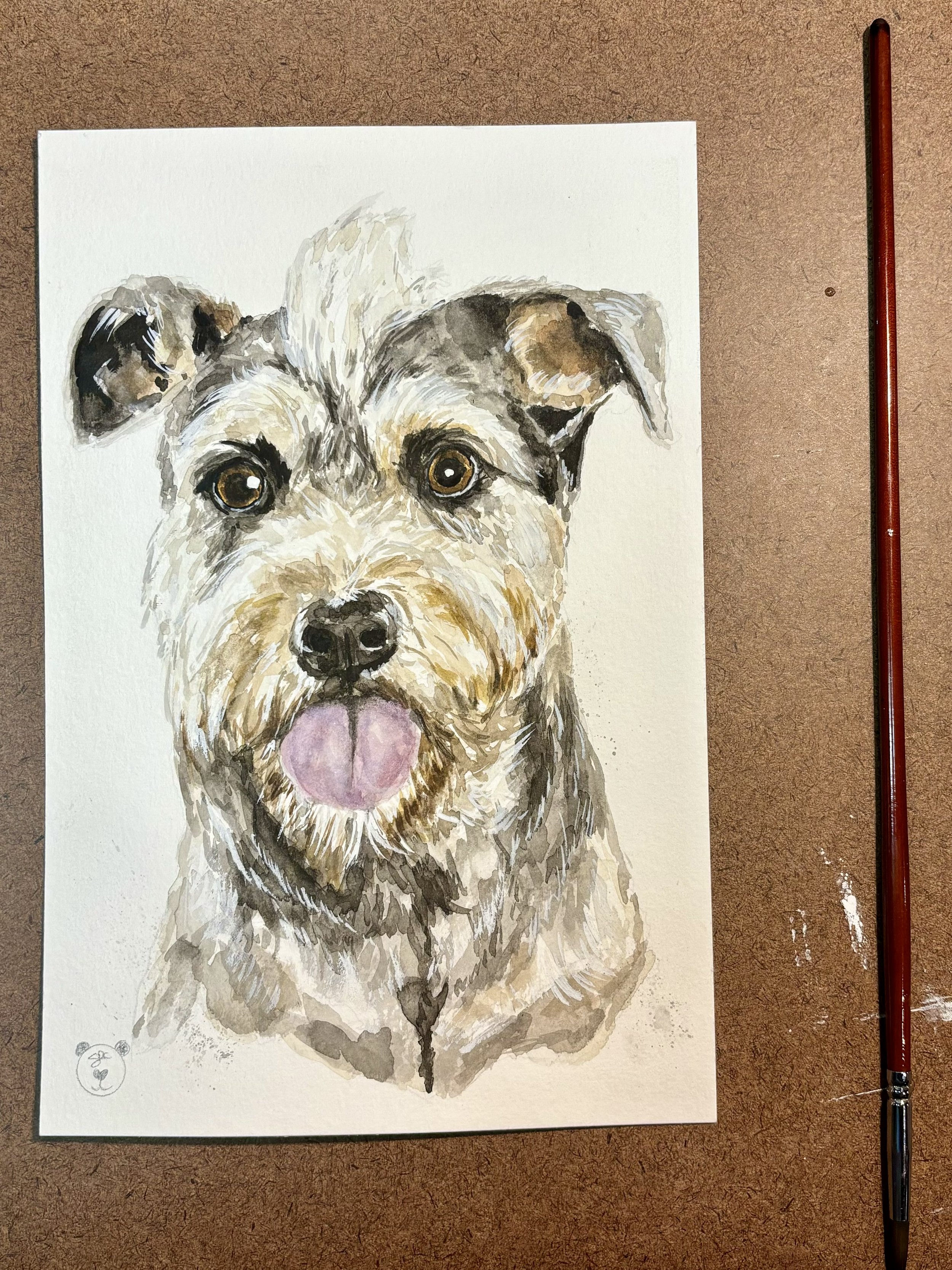 Hobbes- Dog Portrait