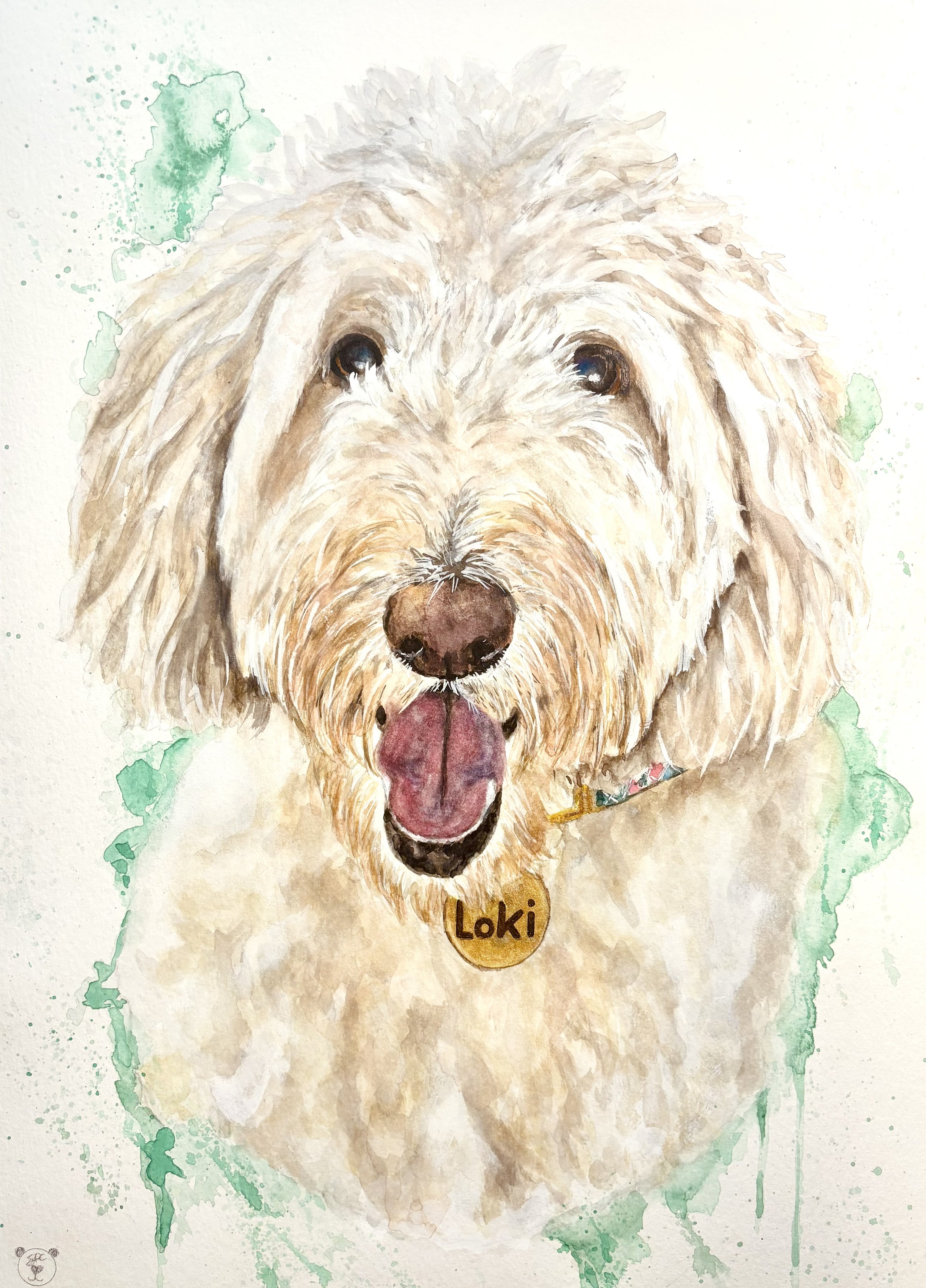 Loki- Dog Portrait