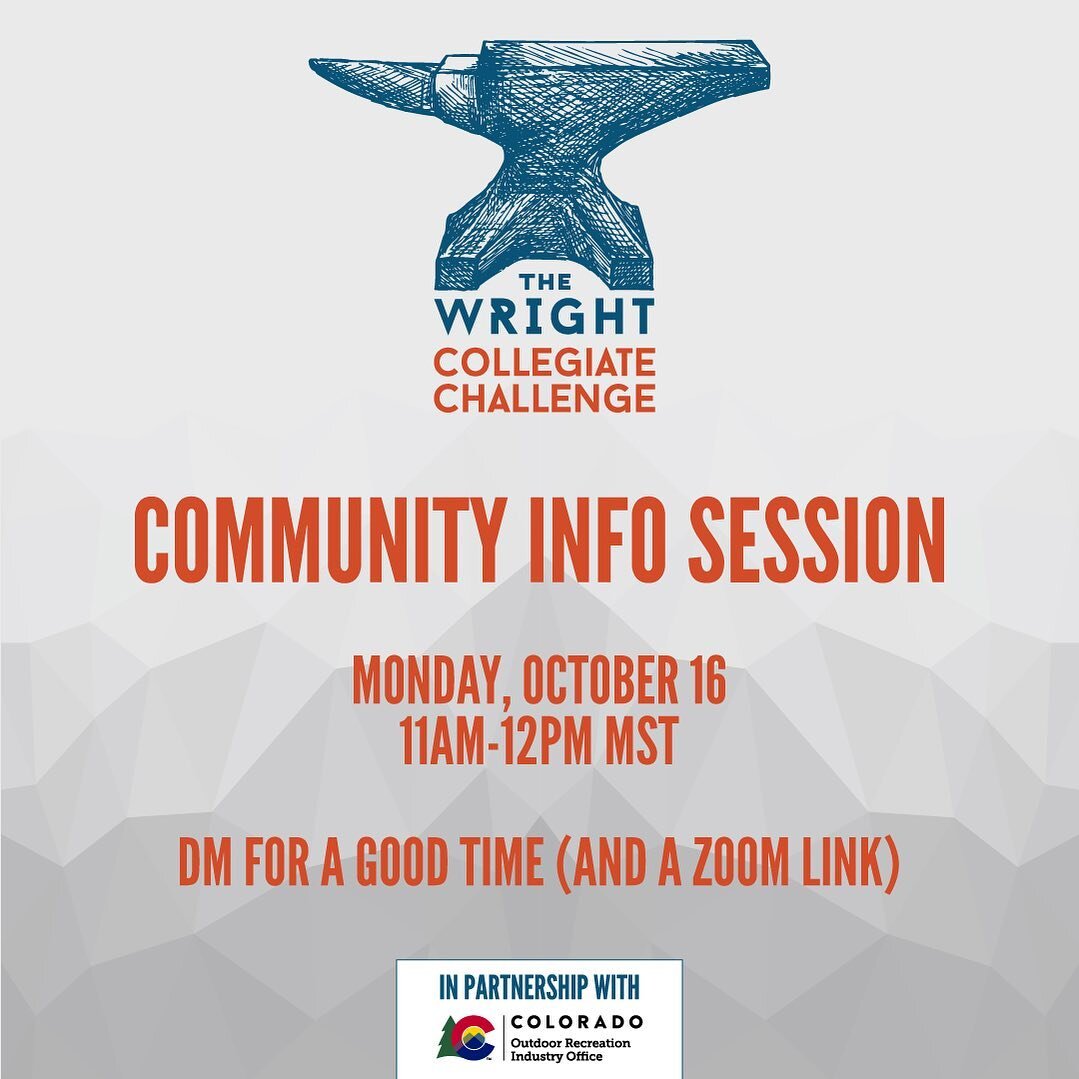 Join the Wright Collegiate on Monday, October 16, @11am-12pm, 
and learn more about this awesome program. This virtual community forum will include perspectives and props from recent partners and participants. 

*DM for ZOOM LINK*

A partner program 