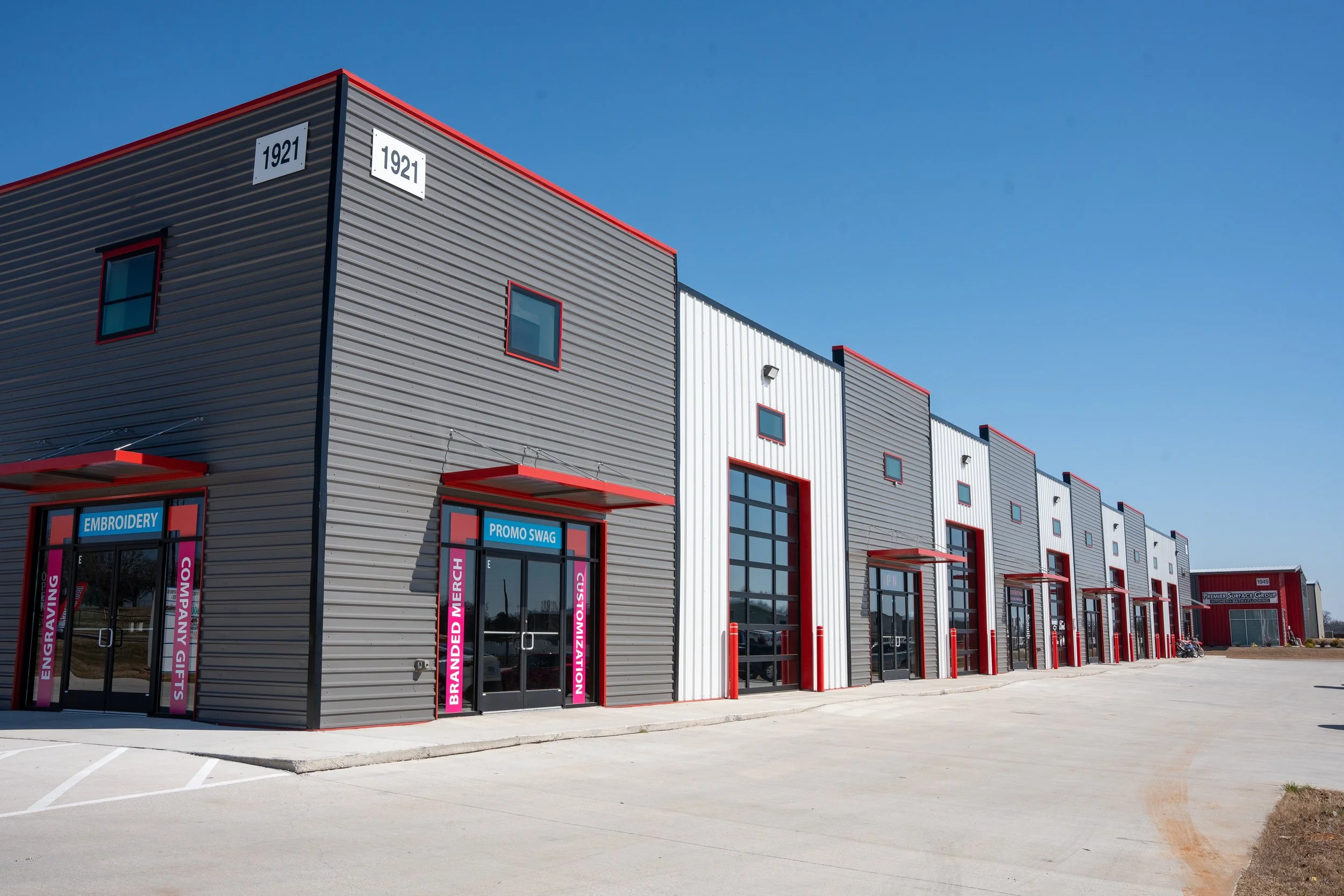 NEW CONSTRUCTION - WAREHOUSES FOR SALE OR LEASE. MULTIPLE LOCATIONS