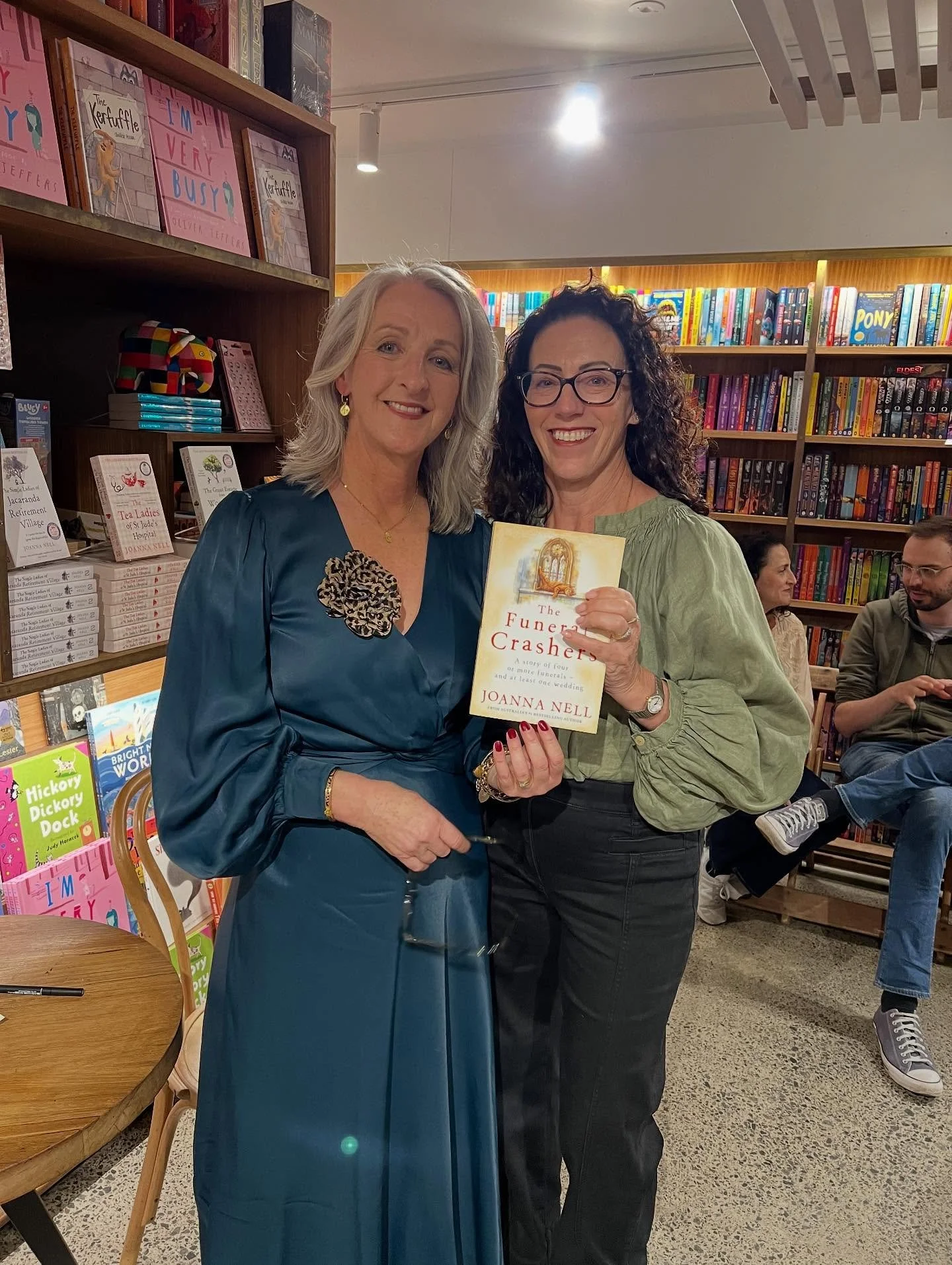 A fantastic night celebrating the release of The Funeral Crashers with superstar author @joanna_nell_writer 🎉

If you&rsquo;re looking for a book that will have you turning pages and make you laugh and cry (possibly at the same time) grab a copy asa