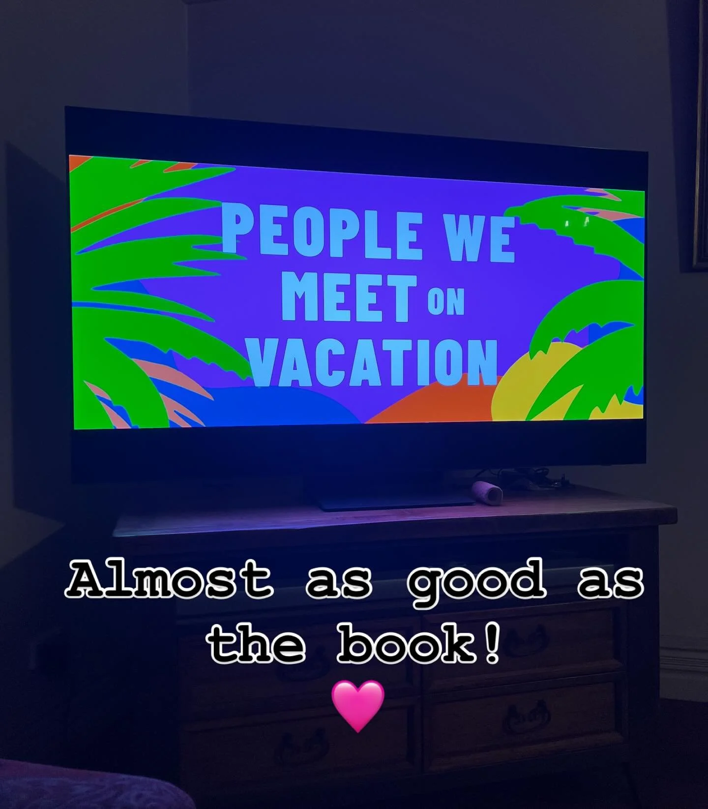 I&rsquo;ve been so exited to see the movie adaptation of this book, one of my favourite rom coms.

And it didn&rsquo;t disappoint!

Great casting that really captures the vibe of the EH story, and so many memorable moments brought to life brilliantly