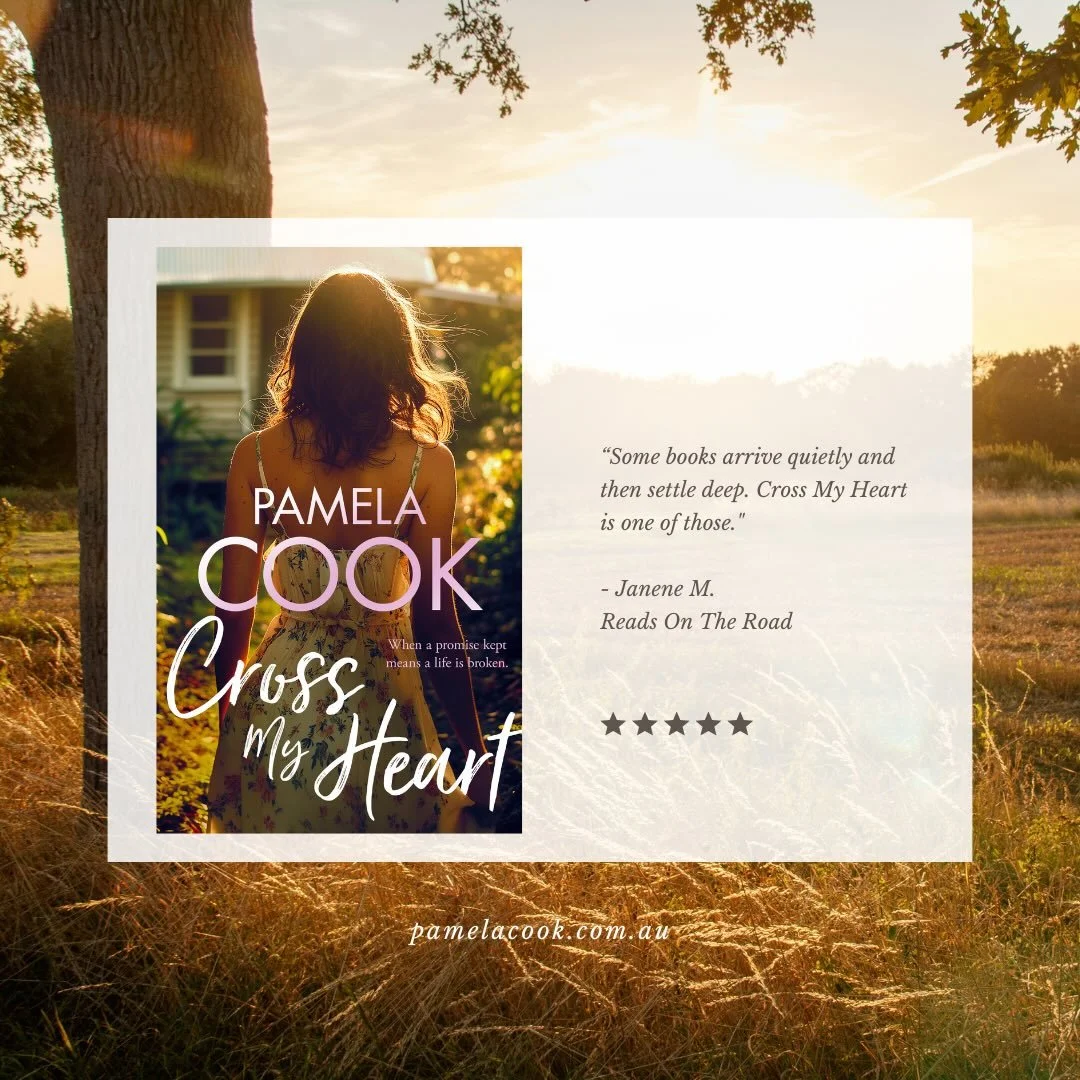 It&rsquo;s been so gratifying to see copies of Cross My Heart on bookshop shelves and even more exciting to read some of the lovely reviews coming in.

Knowing that readers resonate with the words and the story you&rsquo;ve written makes all the hard