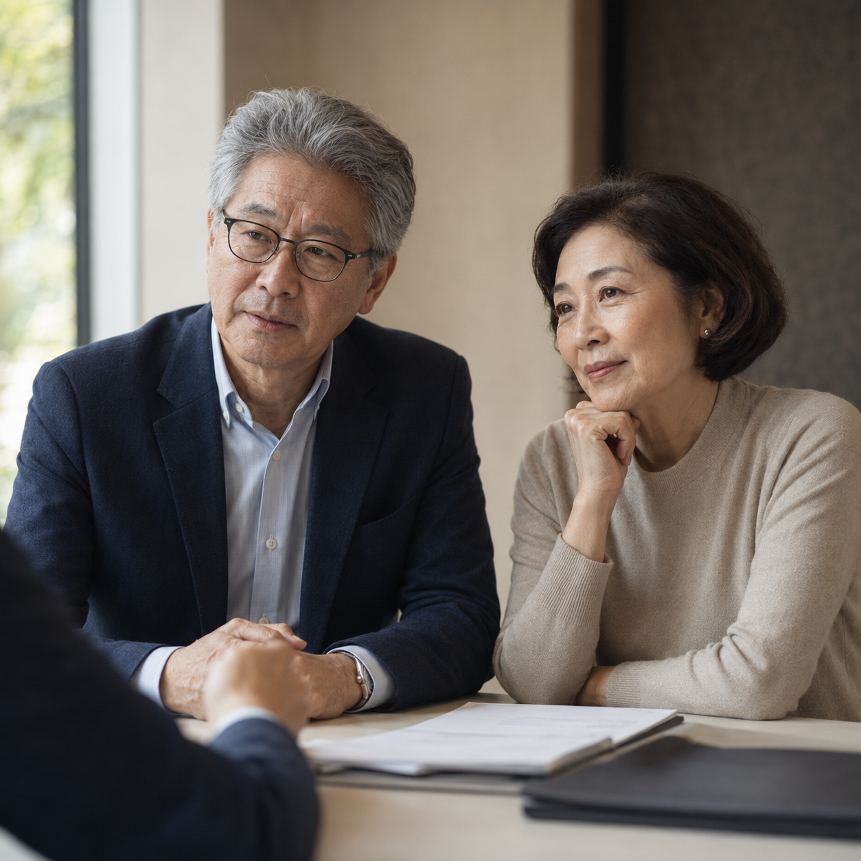 Family discussing private wealth, succession planning, and long-term wealth continuity