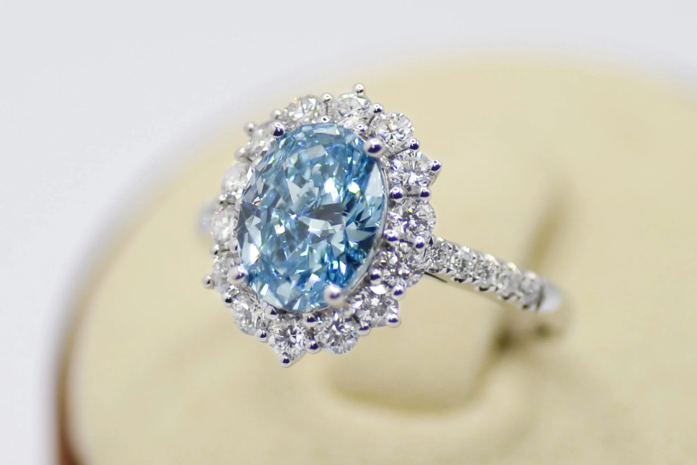 EverDear™️Halo Setting Diamond Ring