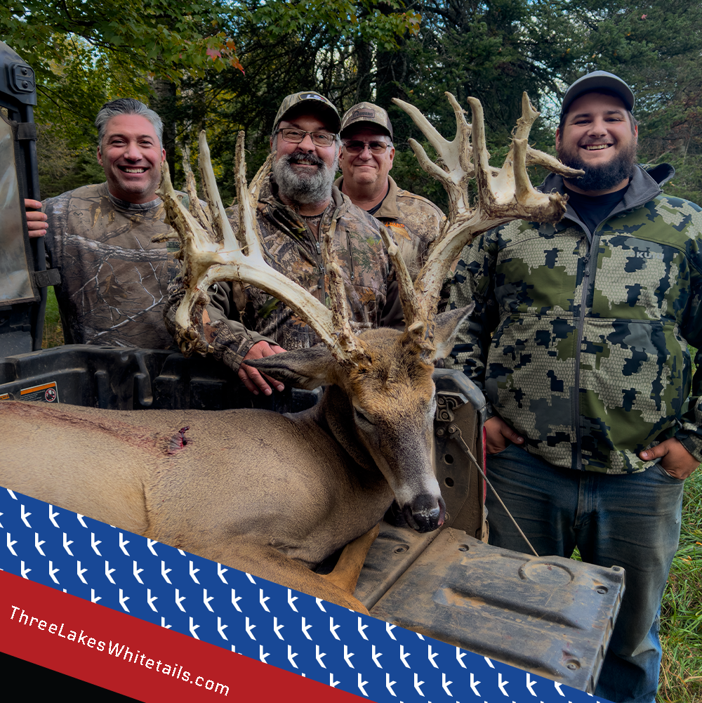 Doesn't this look like fun? Thee Lakes Whitetails