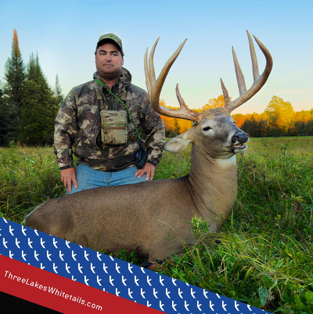 Greg with no beer, but a nice deer!