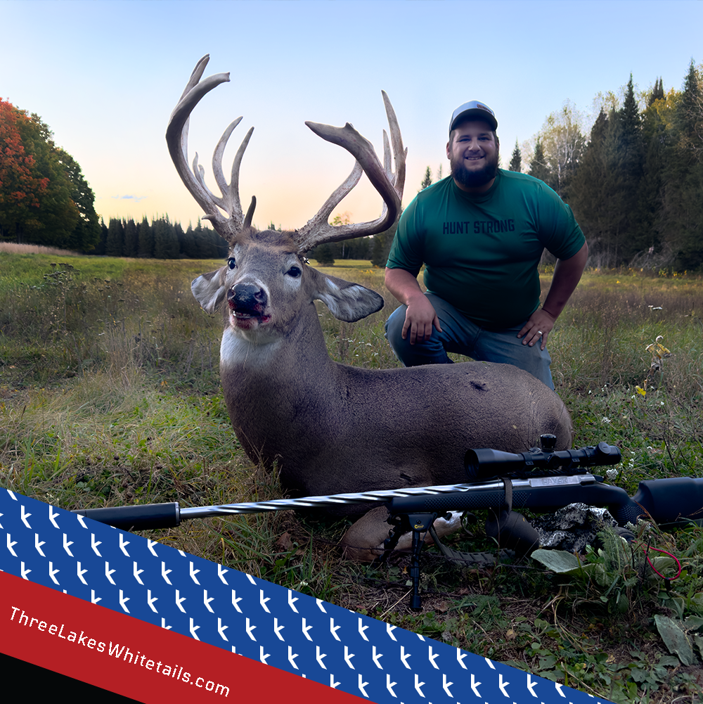 Vito at Three Lakes Whitetails using the Rack Jak Stand
