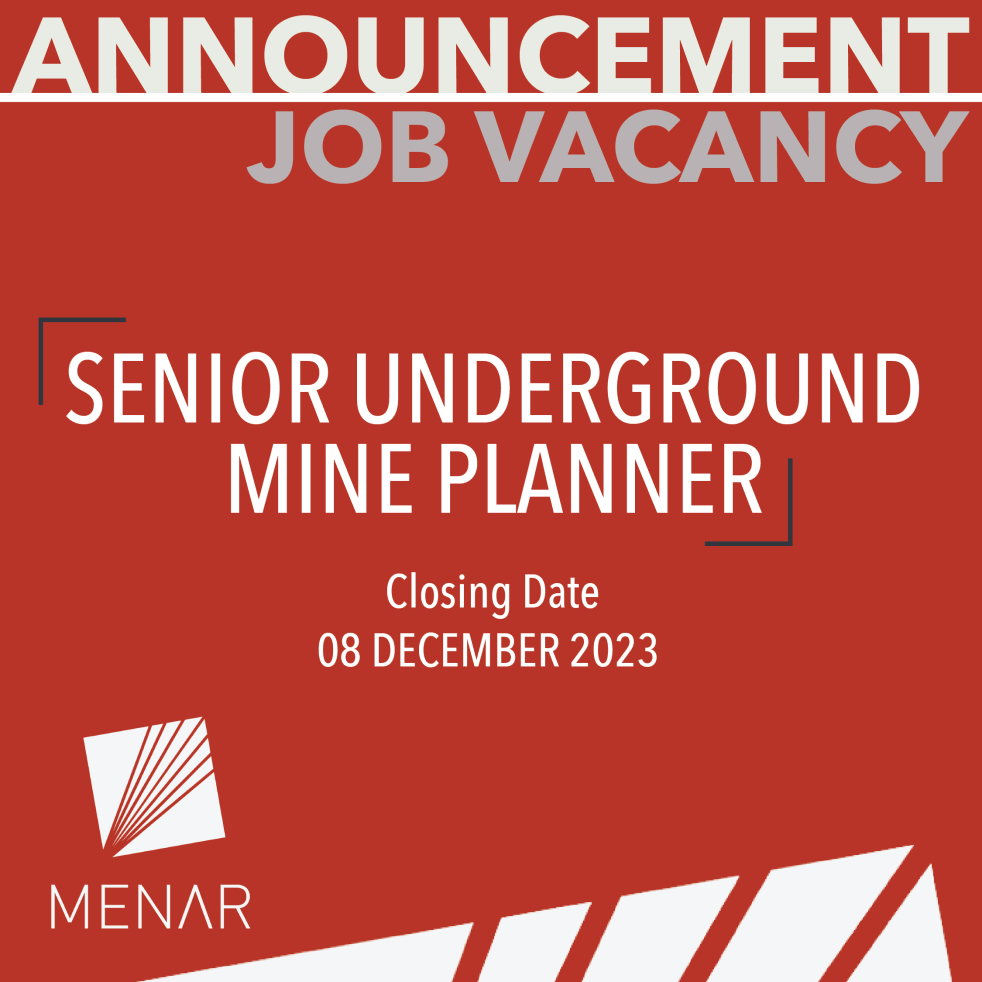 Senior Mine Planner – Underground