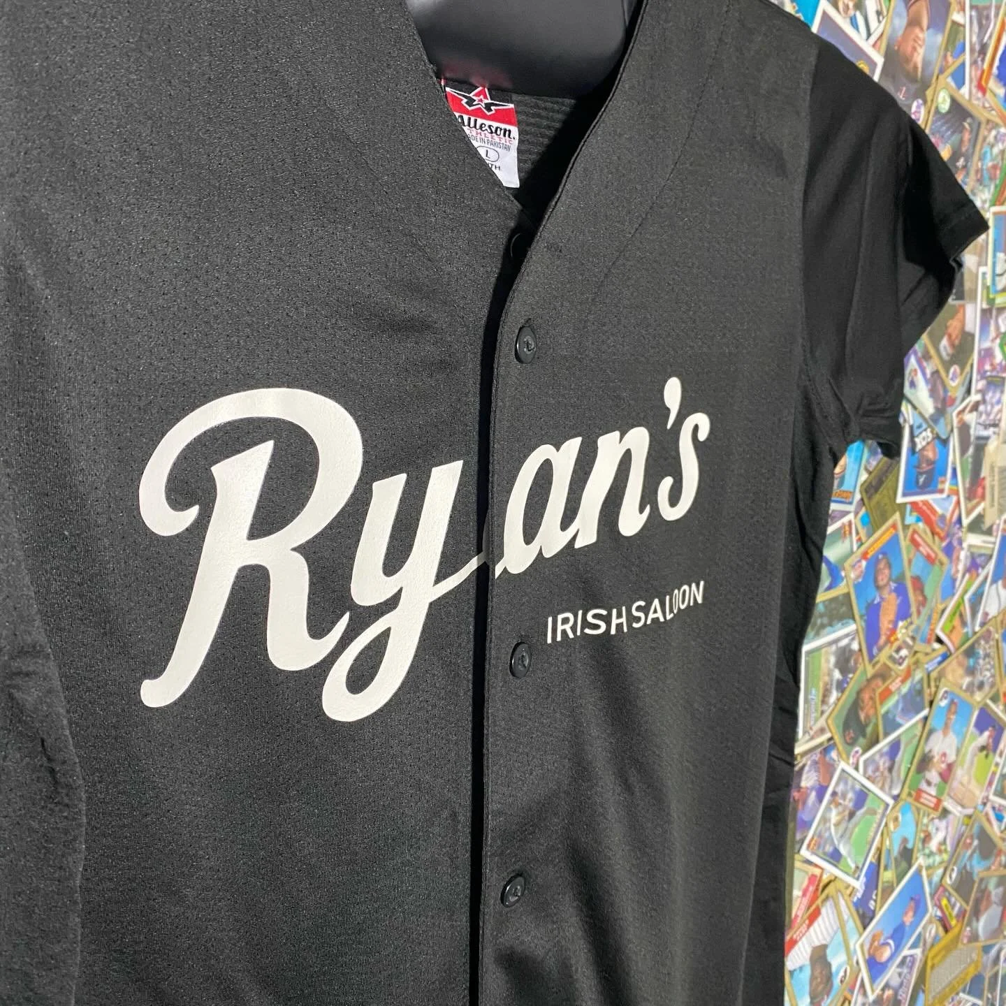 Final day of @wbcbaseball lands on St. Patrick&rsquo;s Day and @ryans.irish.saloon made baseball jerseys, perfect combo.