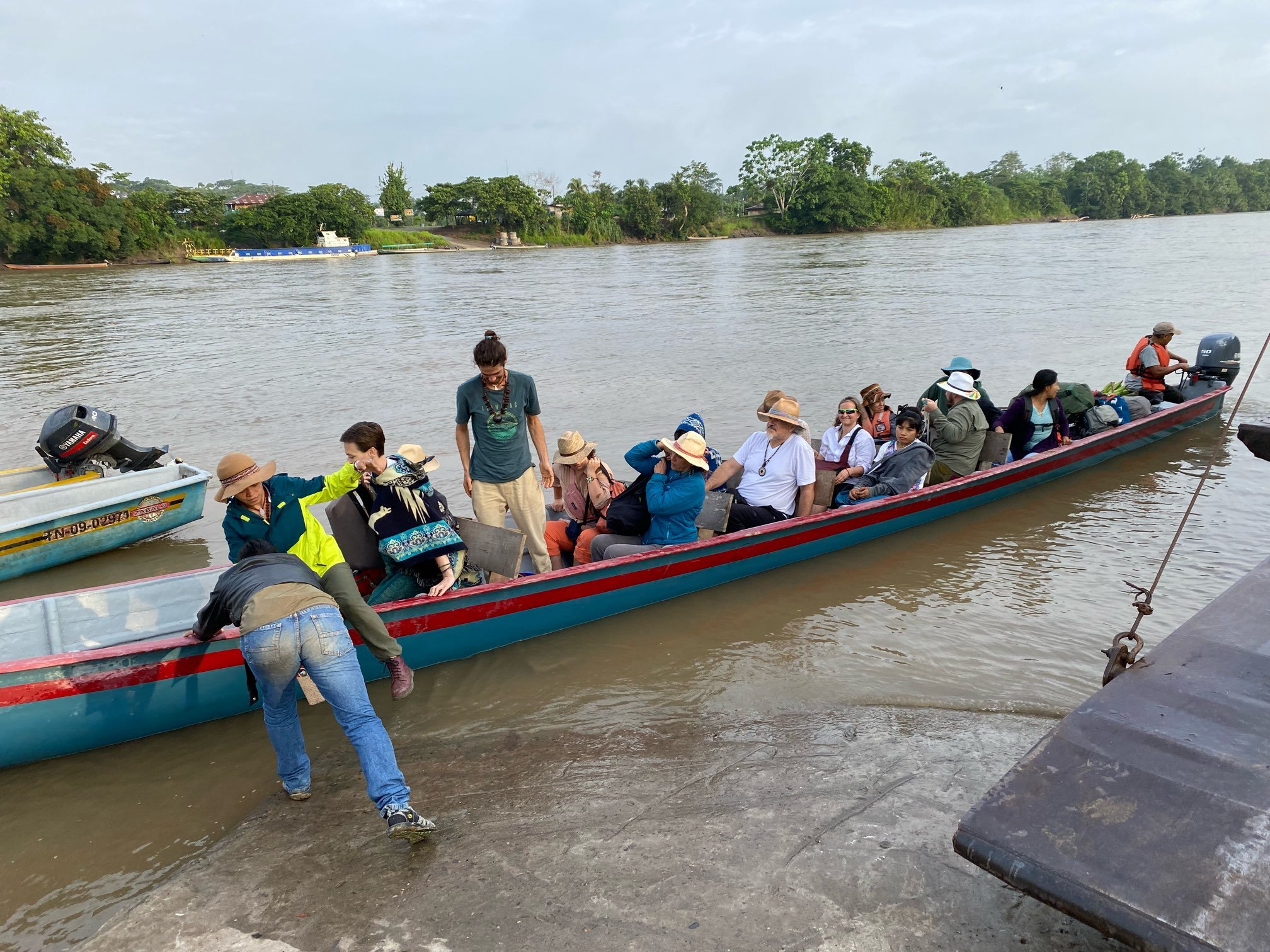 Basilio at the helm, taking our group back to the port. Photo Credit: Itzhak Beery, 2023