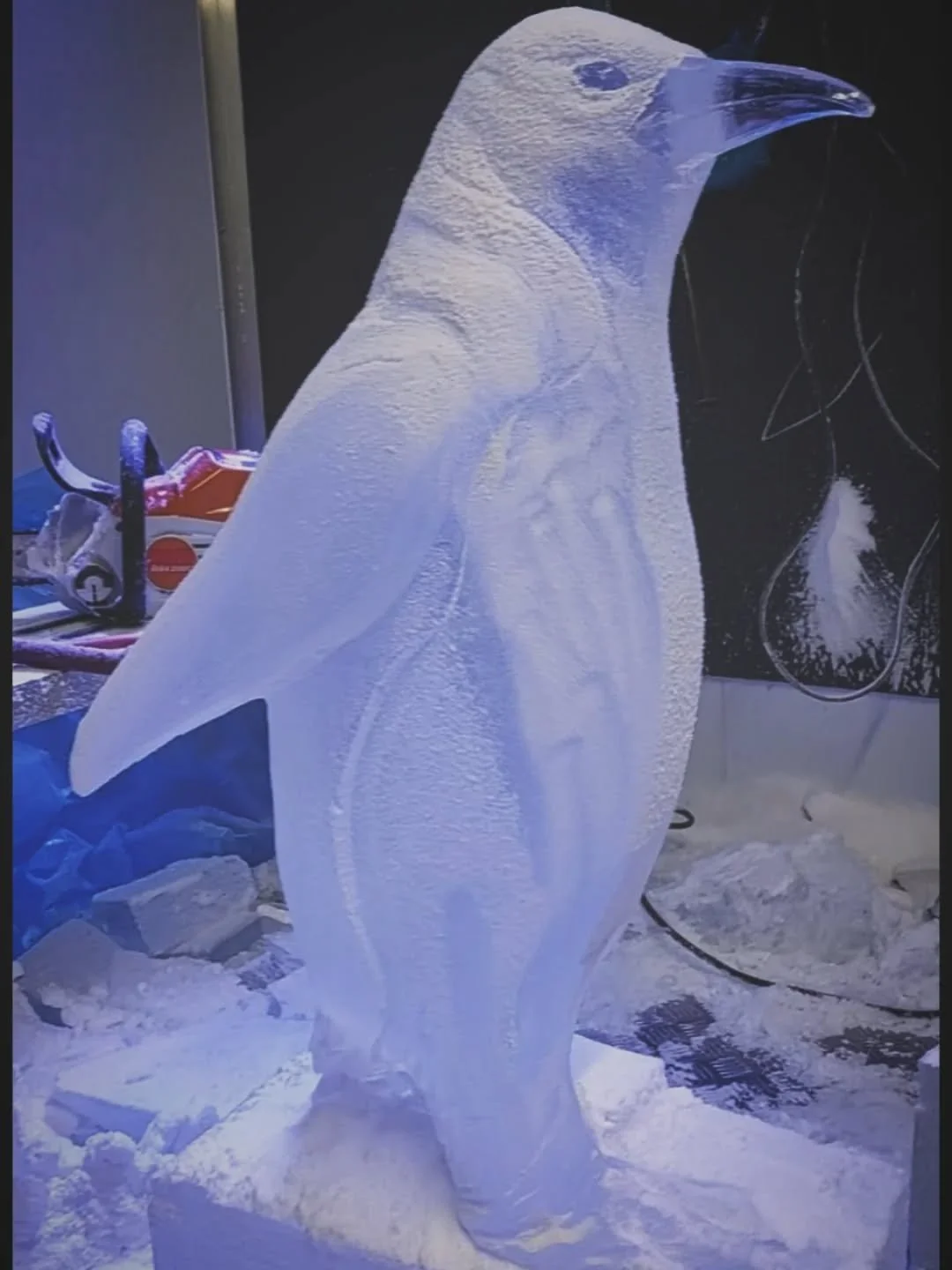 Oh hey, throwback penguin. Did you know we make the most realistic #animal #iceluges and #icesculptures in the game? Nobody knows we exist but that won't break our spirit