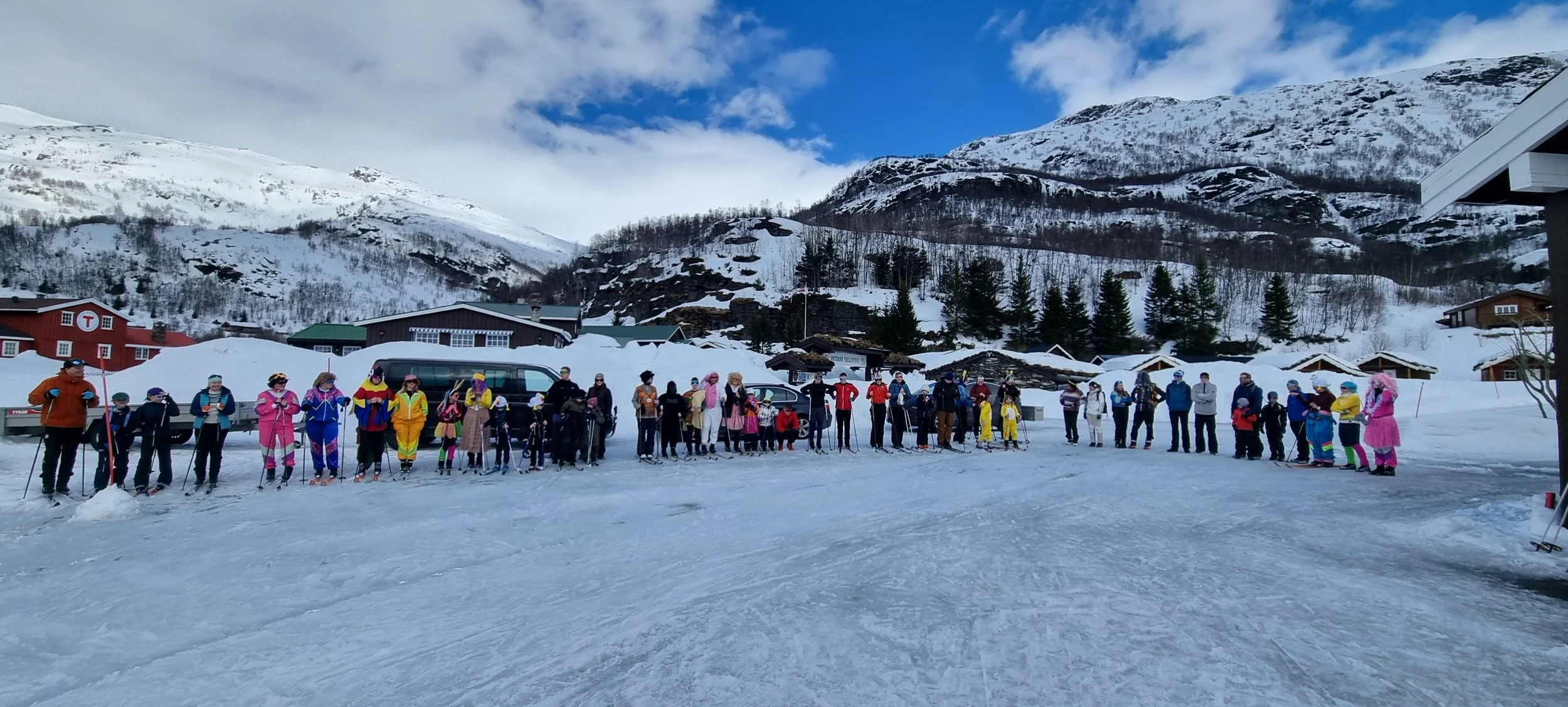 Team competition at Østerbø Fjellstove.