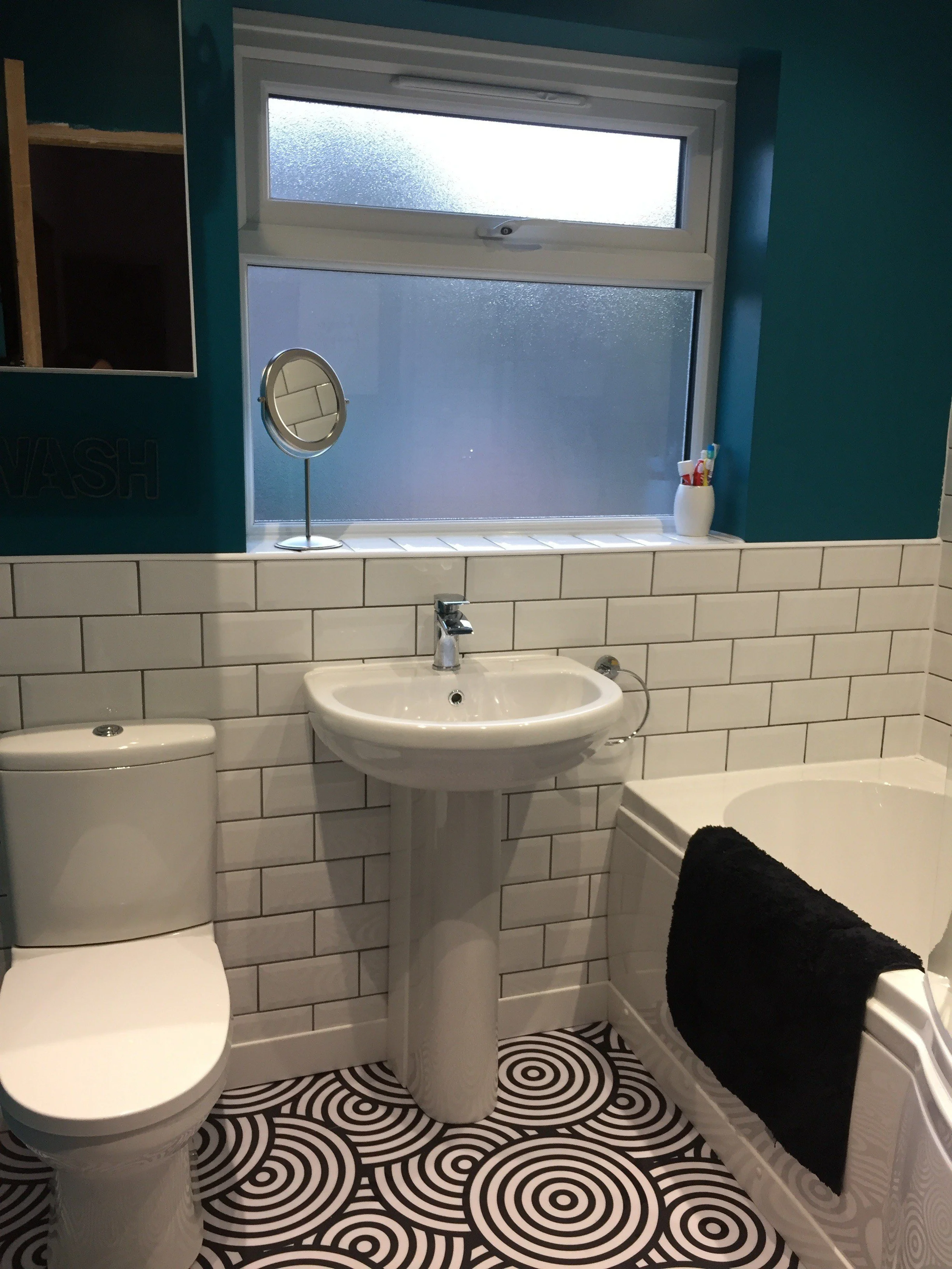 Geometric Bathroom
