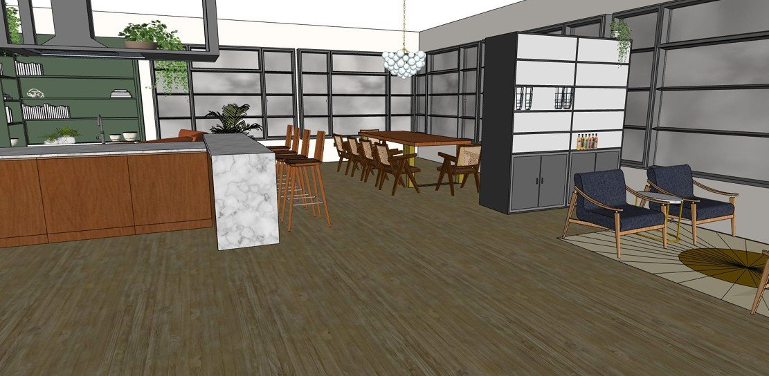 London Apartment Design - Elevation