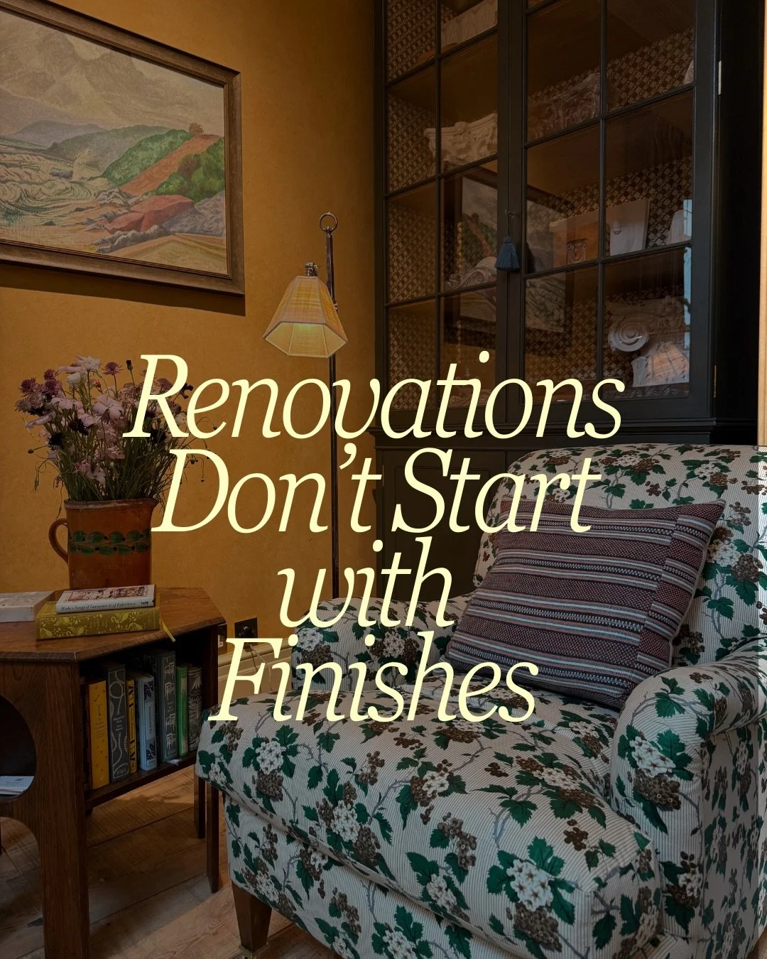 If good design started with tiles, Pinterest boards would be enough.

But they&rsquo;re not and that&rsquo;s why so many &ldquo;beautiful&rdquo; spaces still don&rsquo;t work.
 
Great design starts before you choose the finishes.

With how you move t