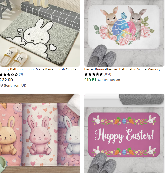 You do NOT need a Easter Bathmat, ever.