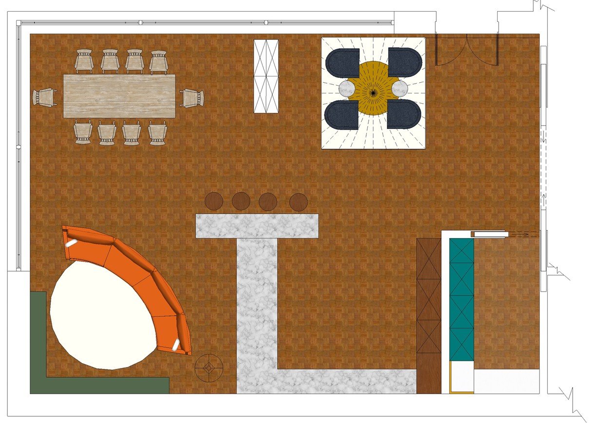 London Apartment Design - Floorplan
