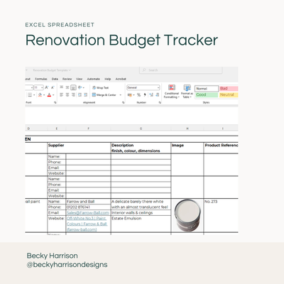 Renovation Budget Tracker