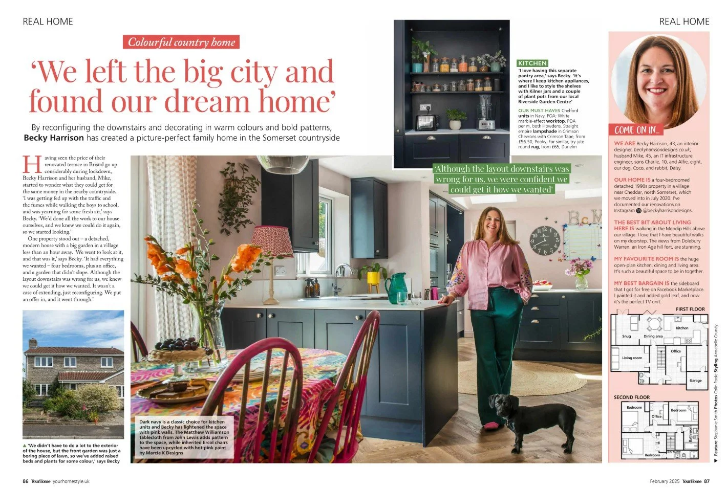 Your Home Magazine Feature with Guest Star Coco the dog!