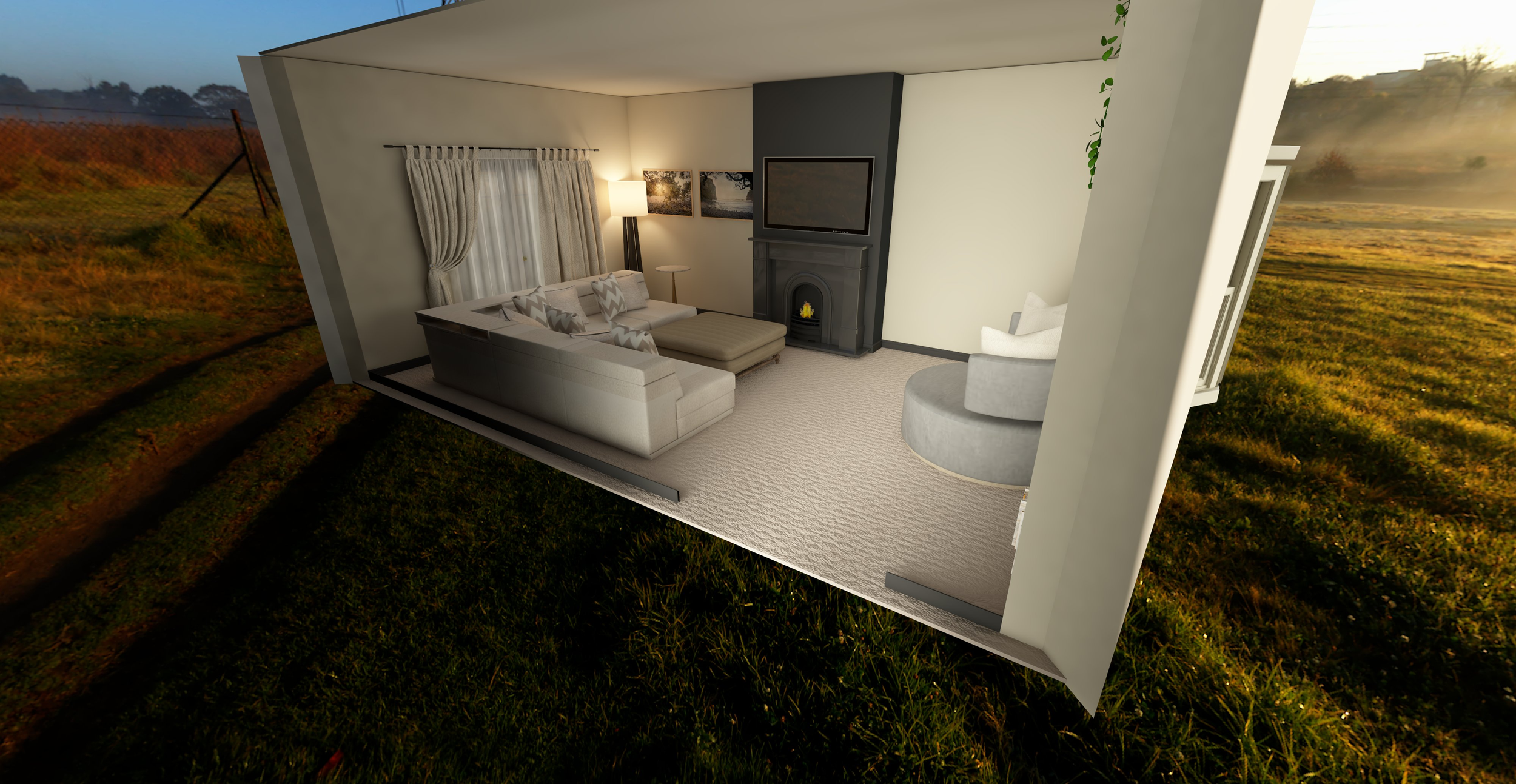 3d Lounge Visual