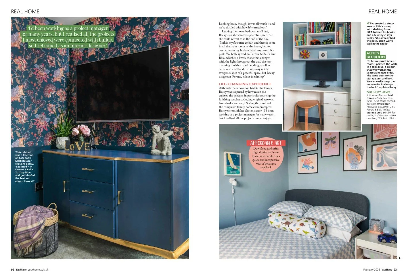 Your Home Magazine Feature Sideboard Upcycle