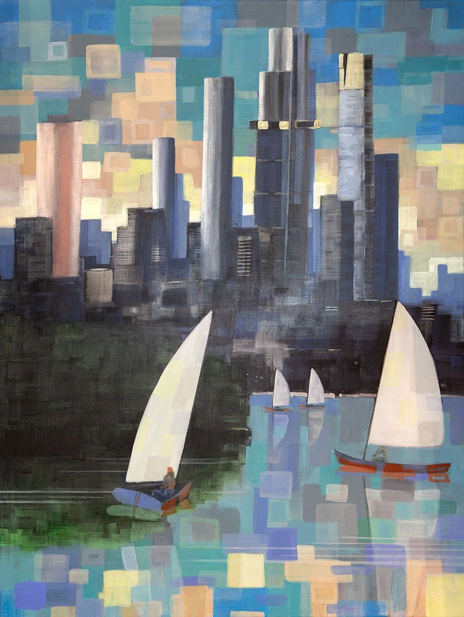 Sailing on Albert Park Lake