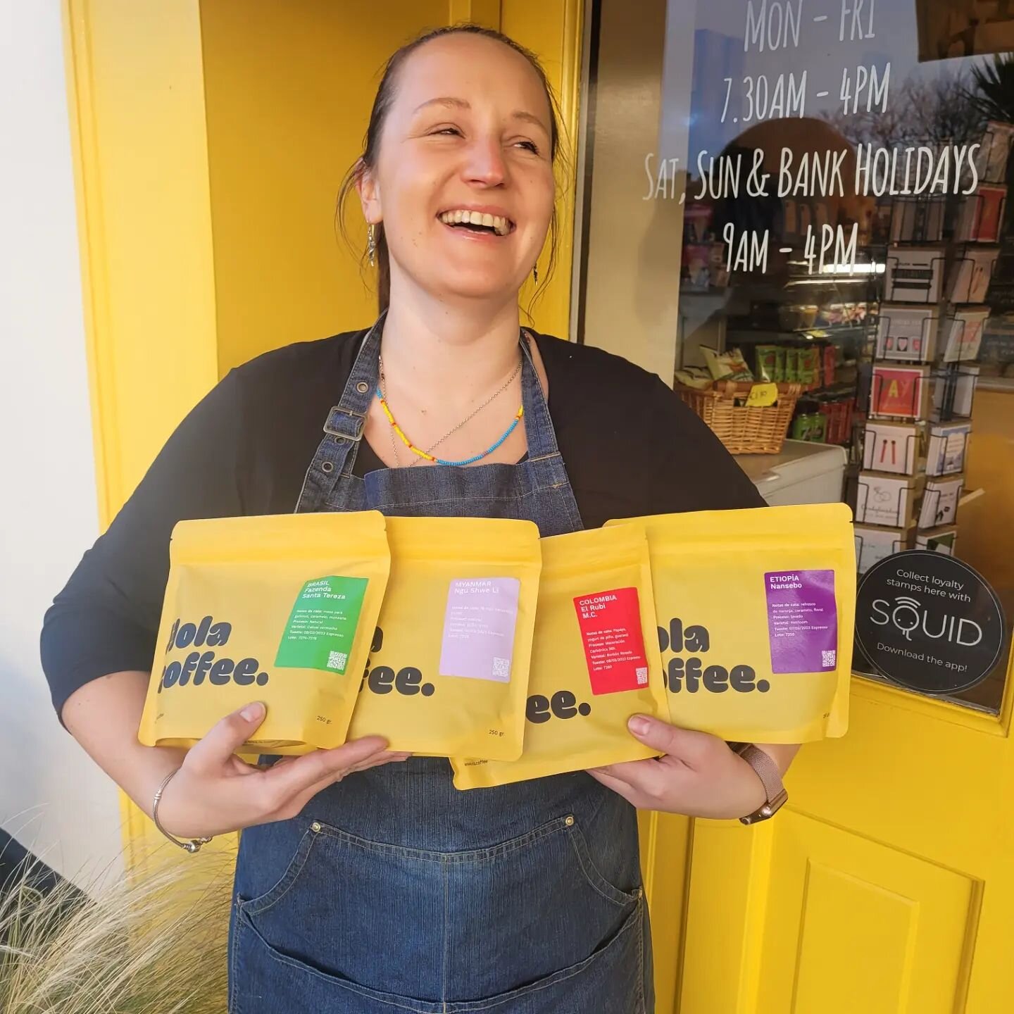 Welcome @holacoffee roasters 👋
We've got a limited number of retail bags from our guest roaster this weekend, ask in store which one best suits your needs...perfect gift for the coffee loving mum in your life 🙌💛☀️