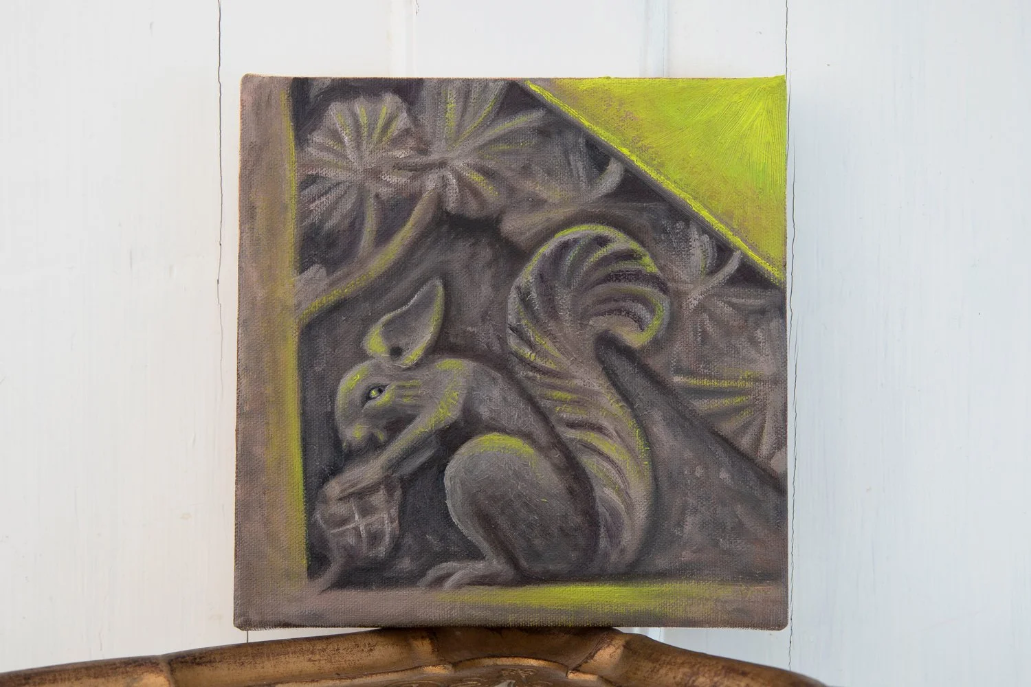 Pohjolan orava öljyvärimaalaus