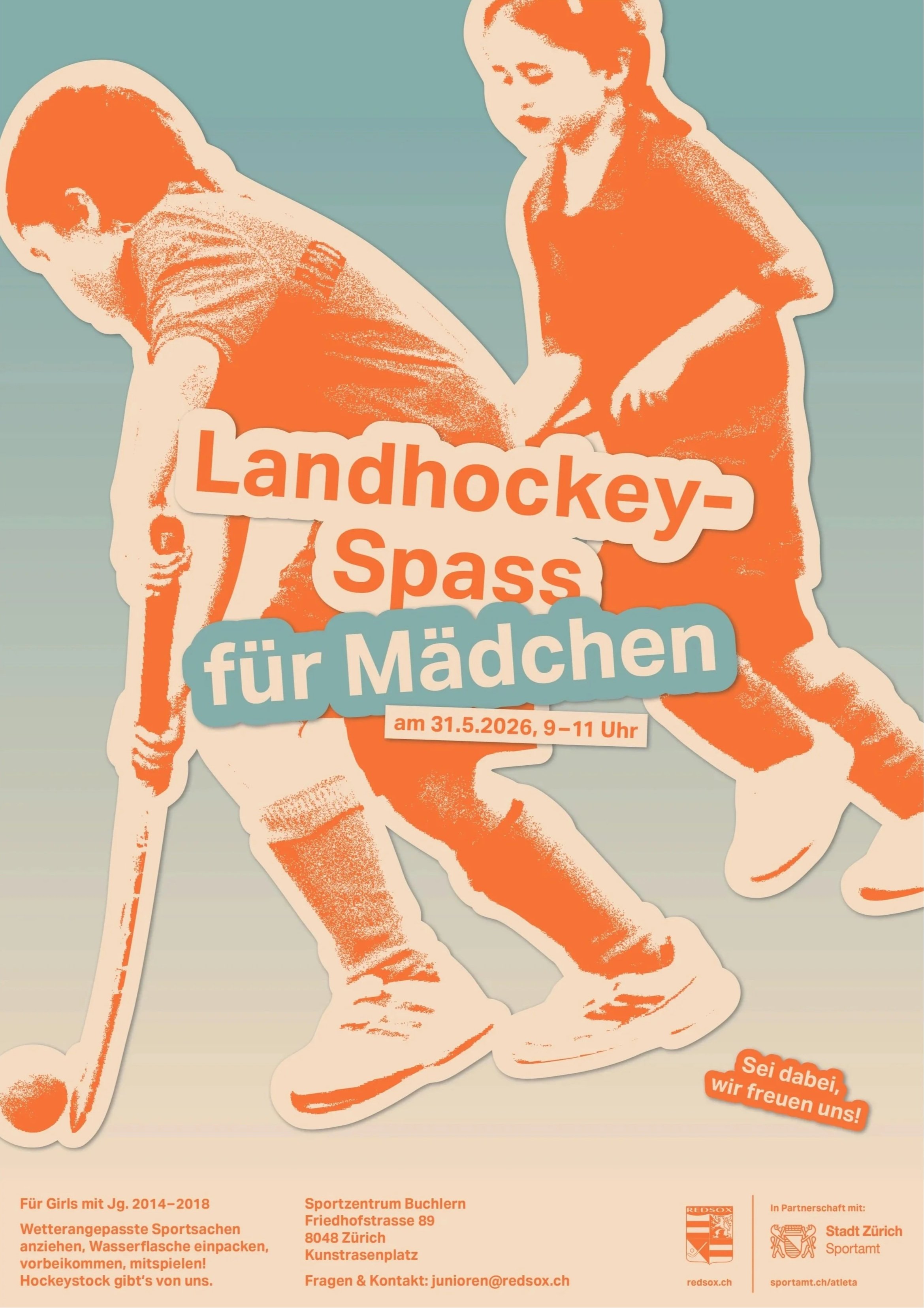 Landhockey-Spass für Mädchen