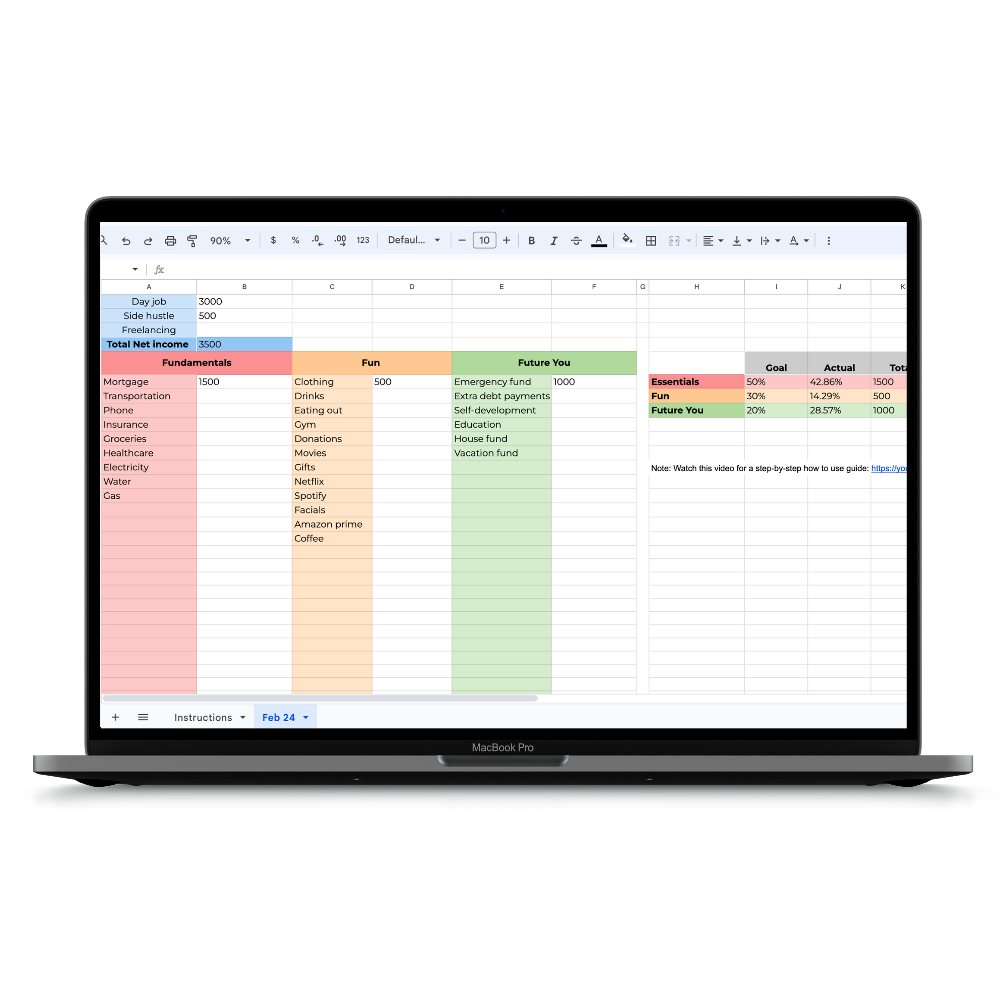 Spending Tracker Example Spending Tracker Example