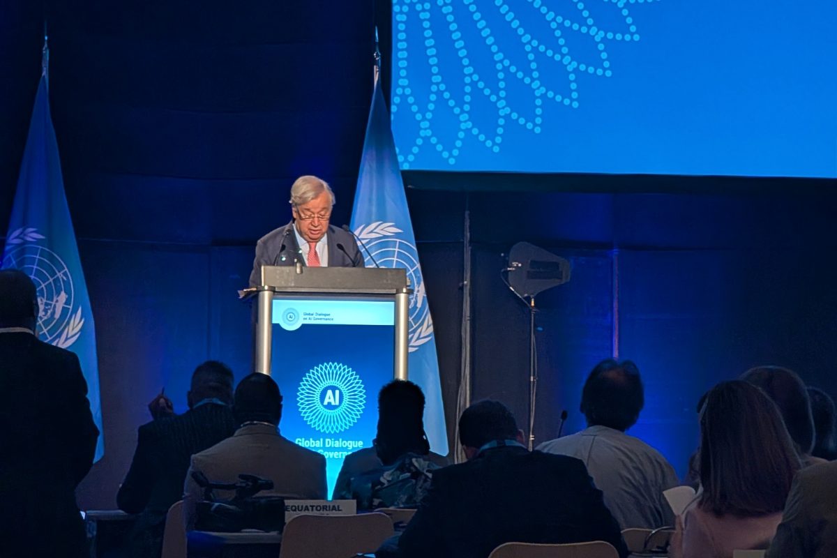 ERYICA presents its Artificial Intelligence Initiative at the UN's first Global Dialogue on AI Governance