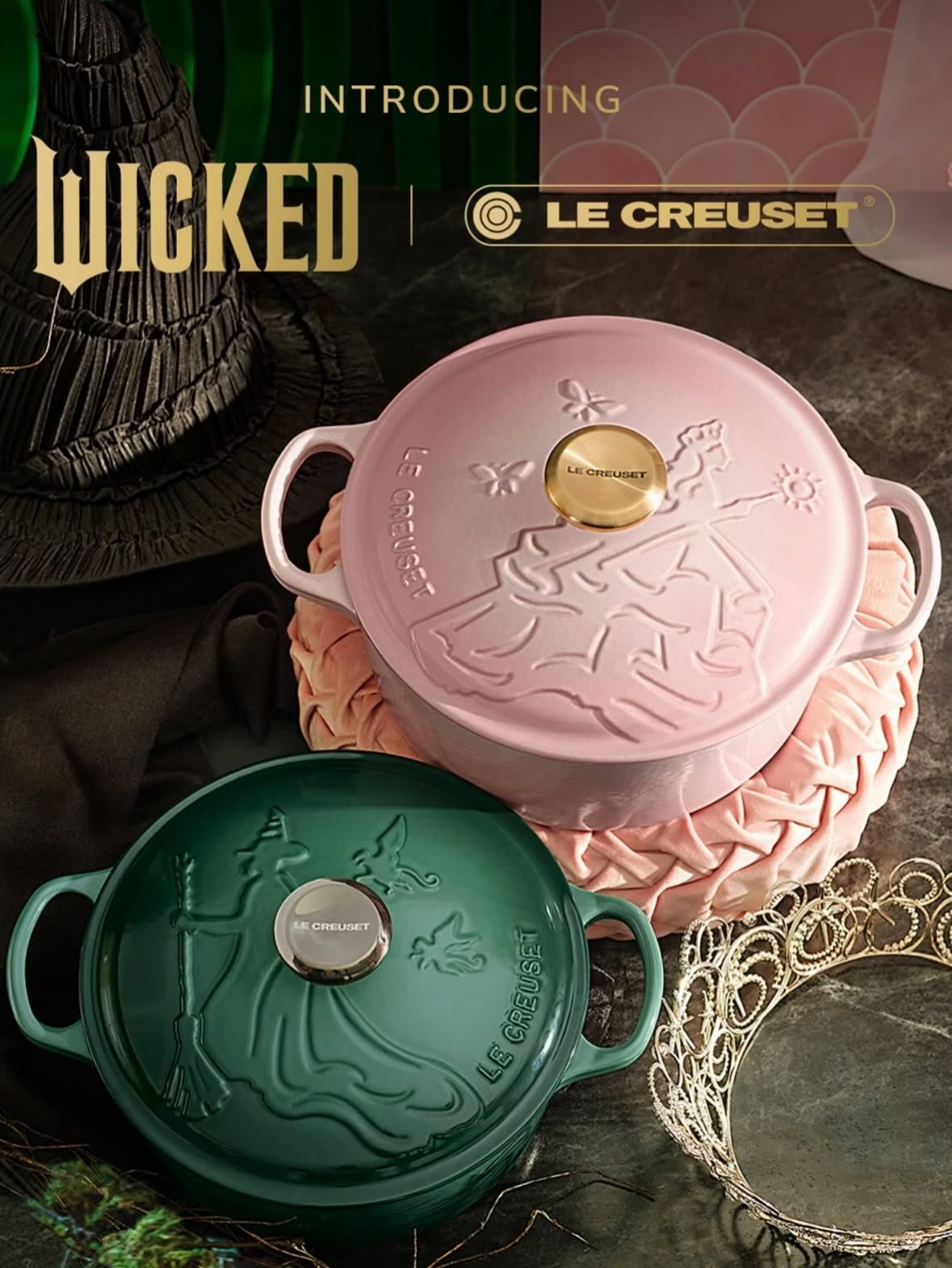 Loving these images from my recent photoshoot for the Wicked collection with @lecreuset . You can check out more images and inspiration to get your kitchen ready for the big movie release @williamssonoma 

It was super cool to get to have the real mo