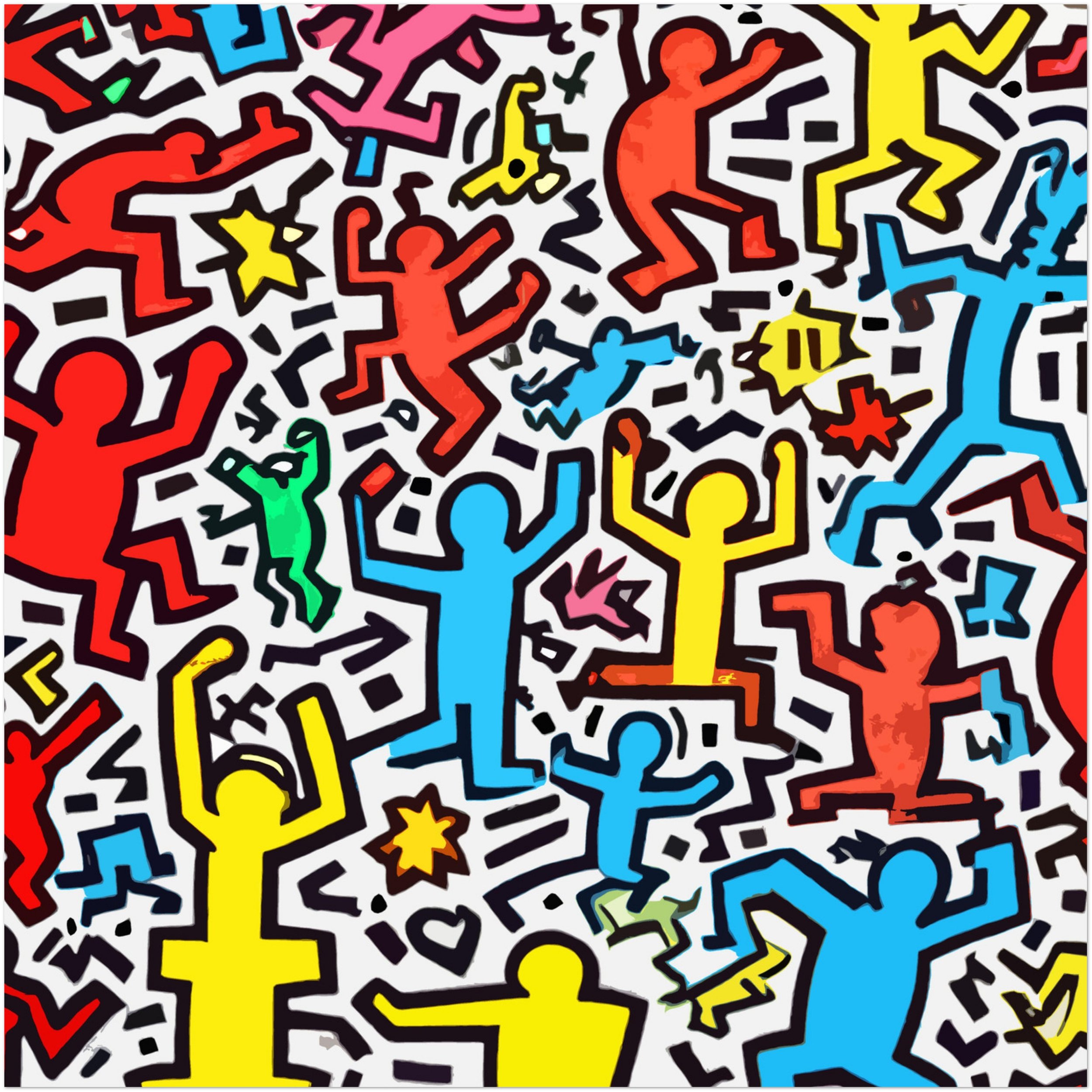 KEITH HARING STYLE