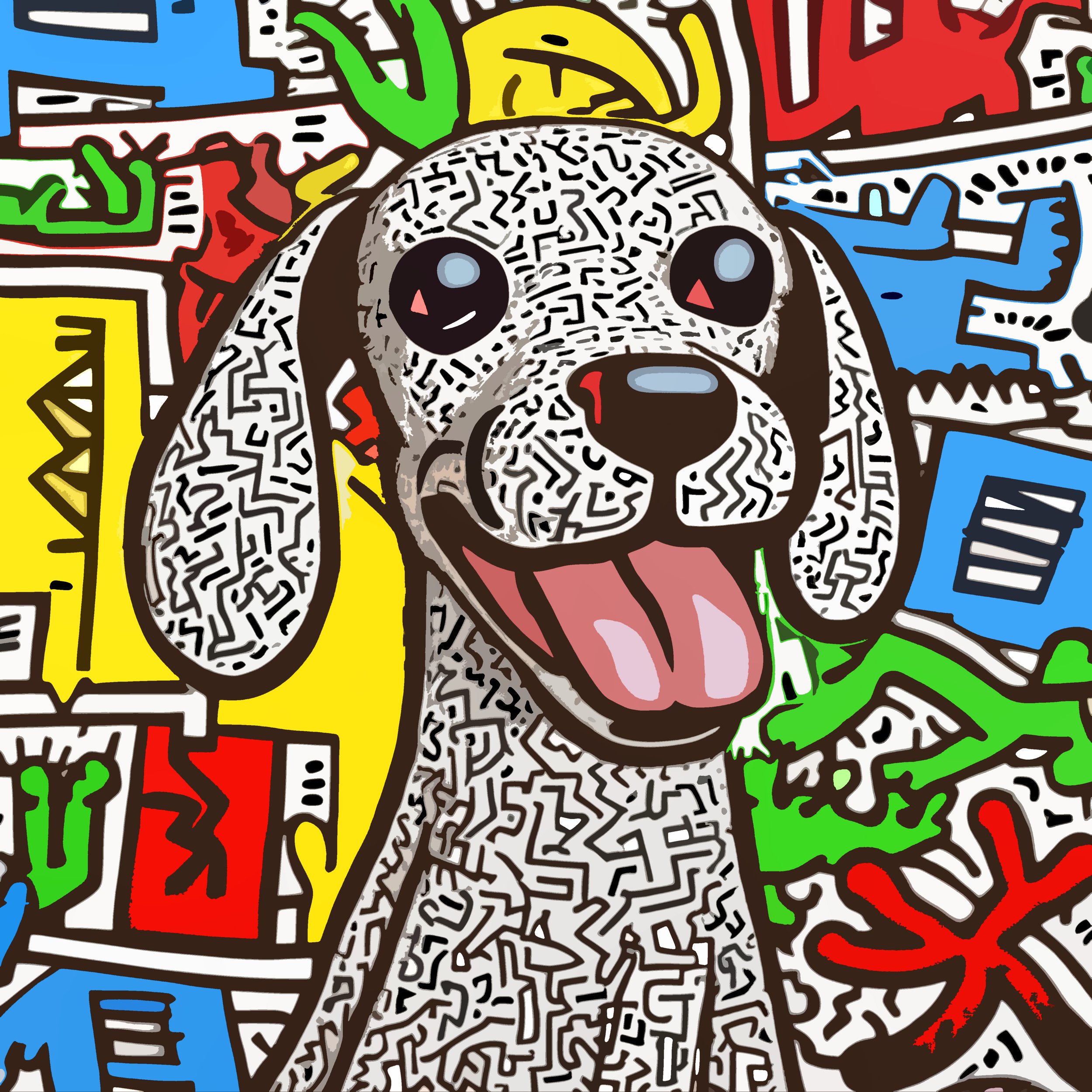 KEITH HARING STYLE