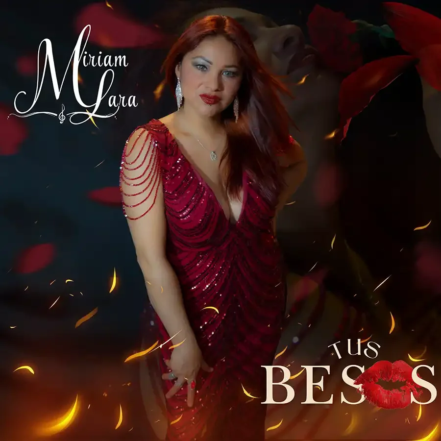 Salsa, sensualidad y libertad: Miriam Lara debuta como solista con el estreno de “Tus Besos”.