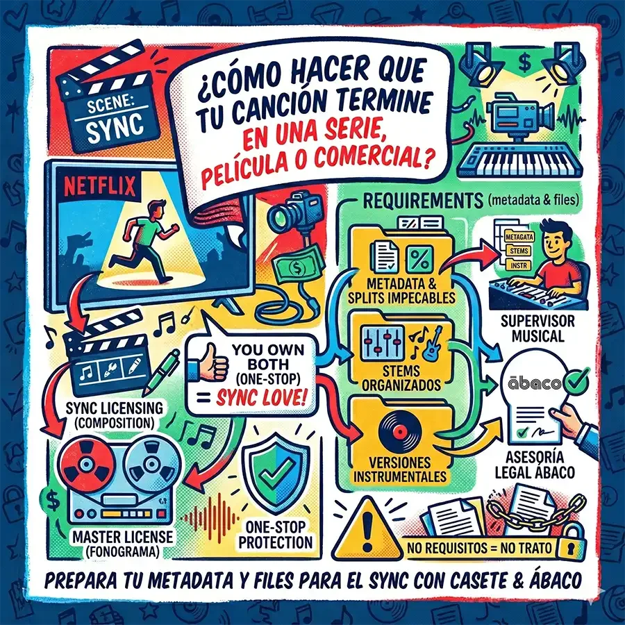 ¿Como hacer que tu canción termine en una serie, película o comercial?