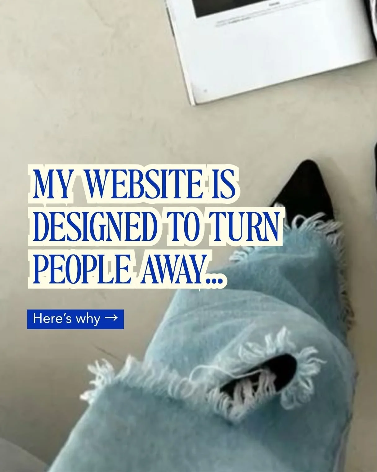 I used to be terrified of saying &ldquo;no.&rdquo;

I thought a &ldquo;good&rdquo; business owner should be able to help everyone.

But all that did was land me with projects that felt unaligned, clients who didn&rsquo;t see my value, and discovery c