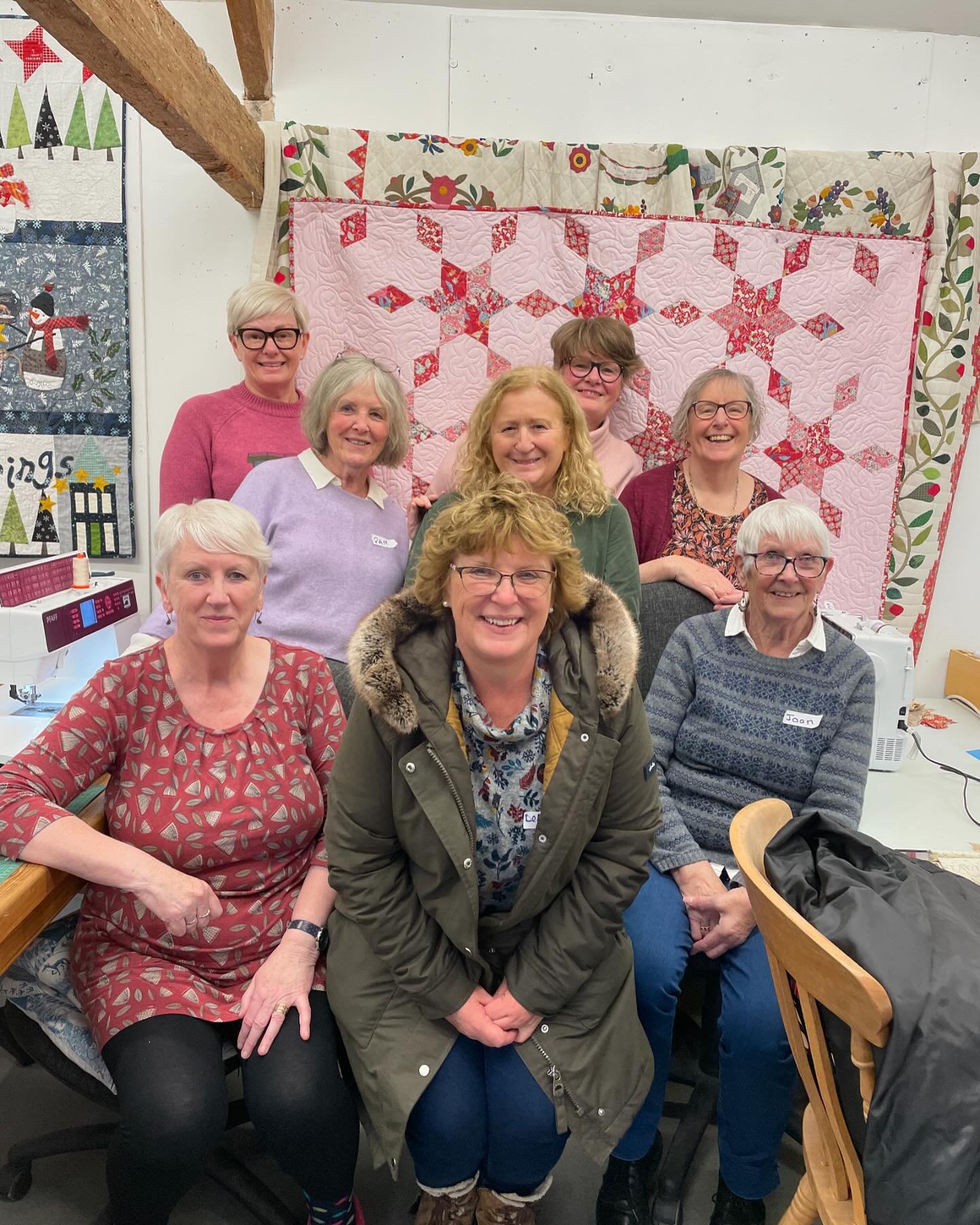 A great day teaching Diamond Stars at Cowslip Workshops. What talented lovely ladies.